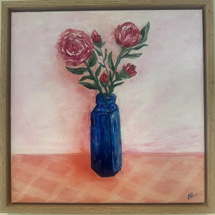 Blush and Blue - Original