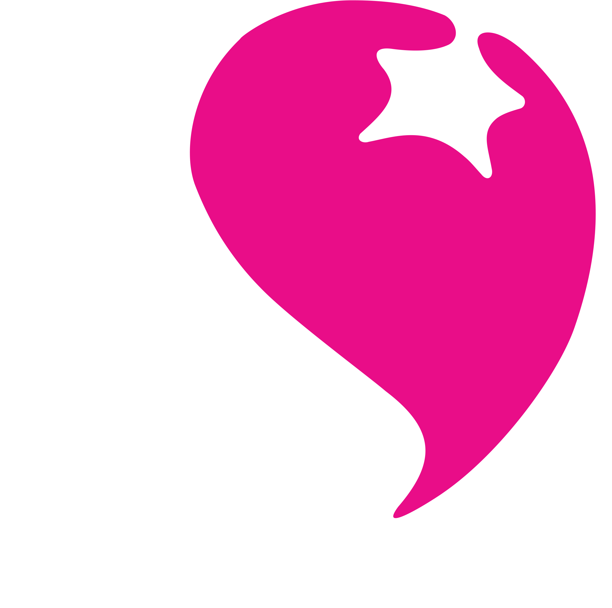 A pink shape with a black star inside it, with the word 'SPARK' written below in white.