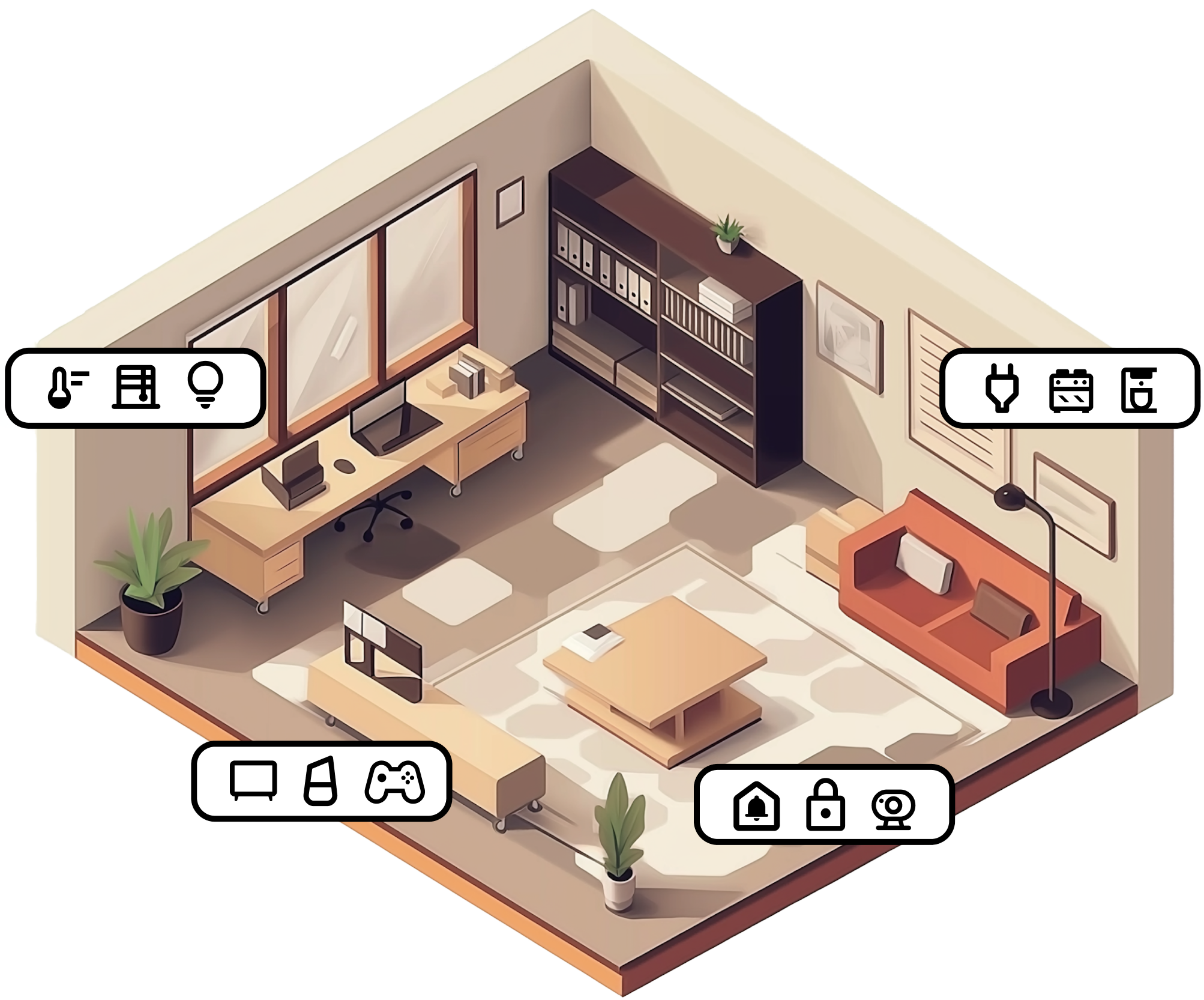 Smart home system diagram