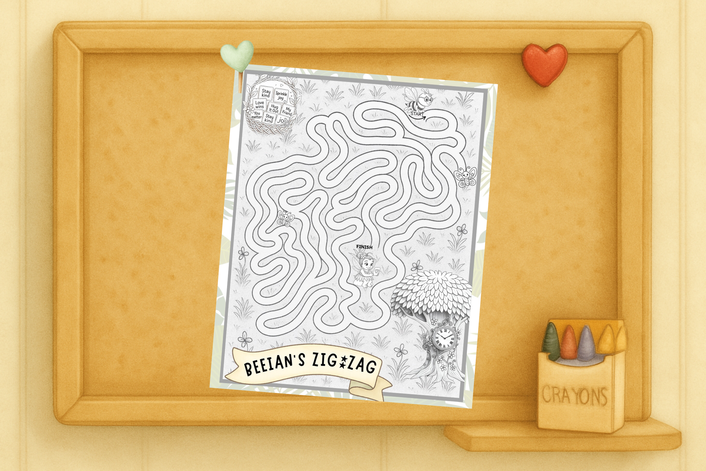 New FreeBee: “Beeian’s Zig Zag Maze” — A Happy Little Brain-Break Adventure