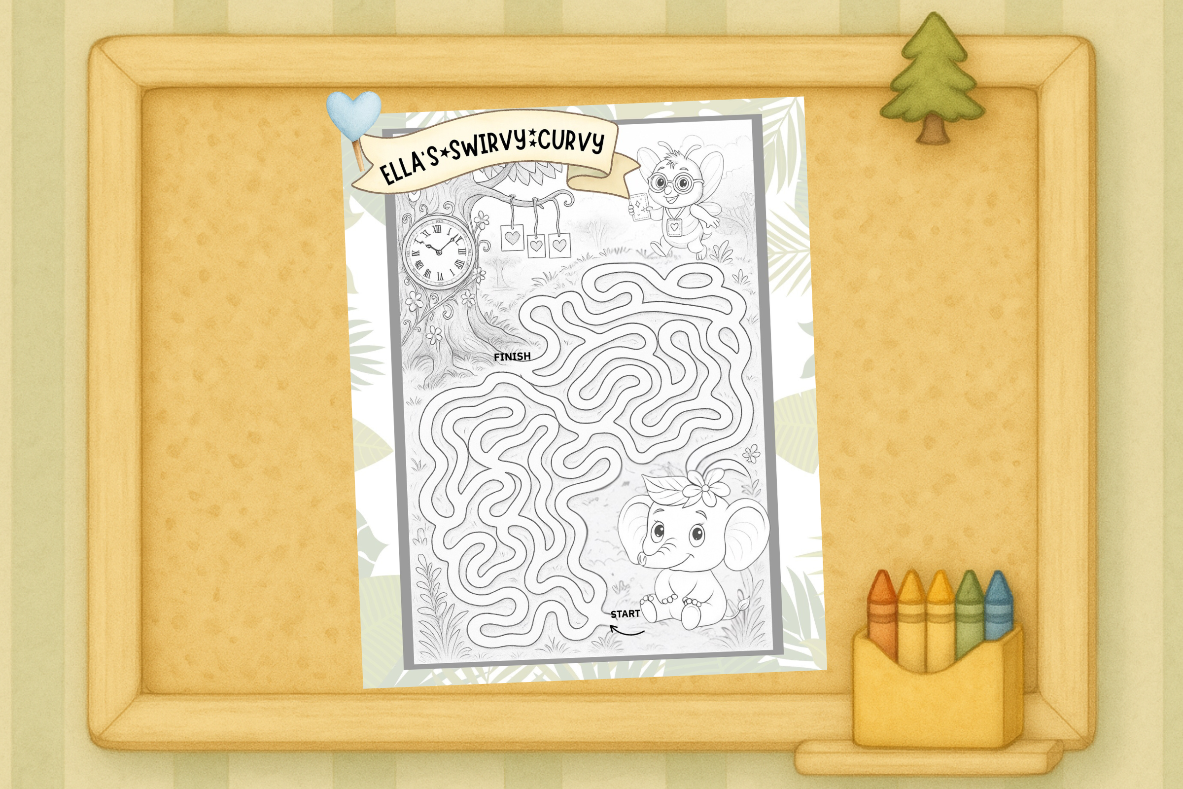 New FreeBee: “Ella’s Swirvy-Curvy Maze” — A Soft, Twisty Little Journey