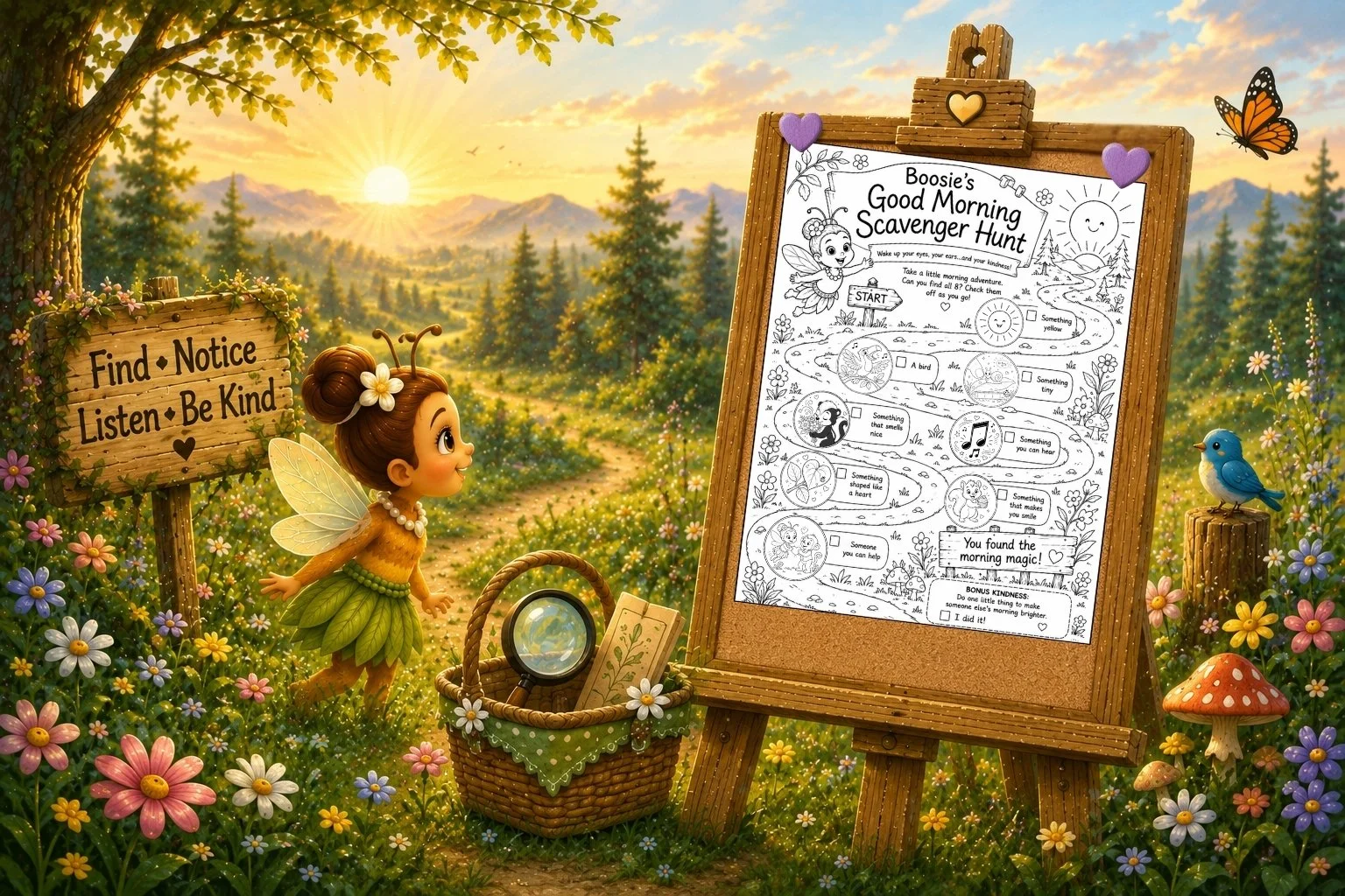 New FreeBee: Boosie’s Good Morning Scavenger Hunt — Find a Little Wonder