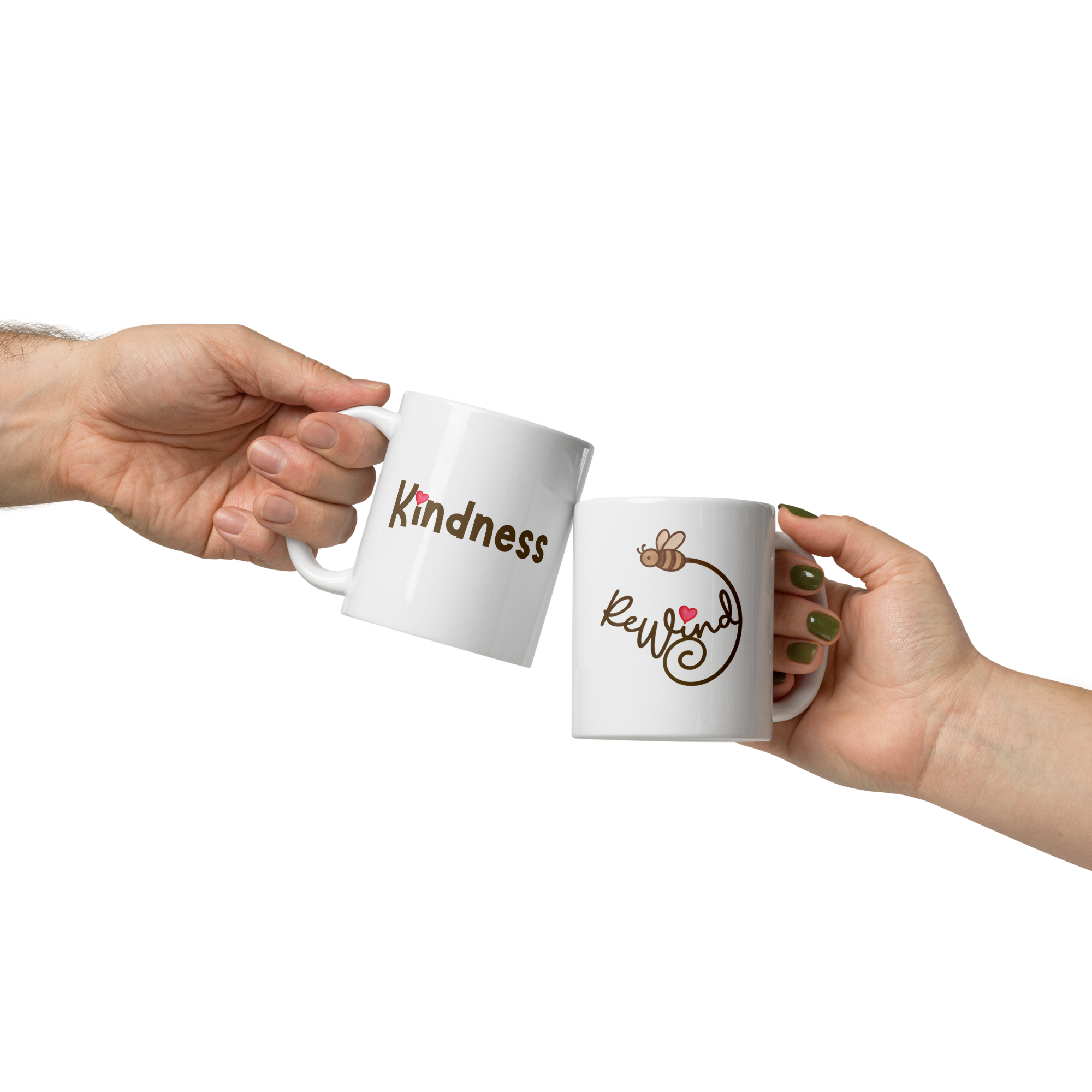 ReWind Logo Mug — White Glossy (11 oz)