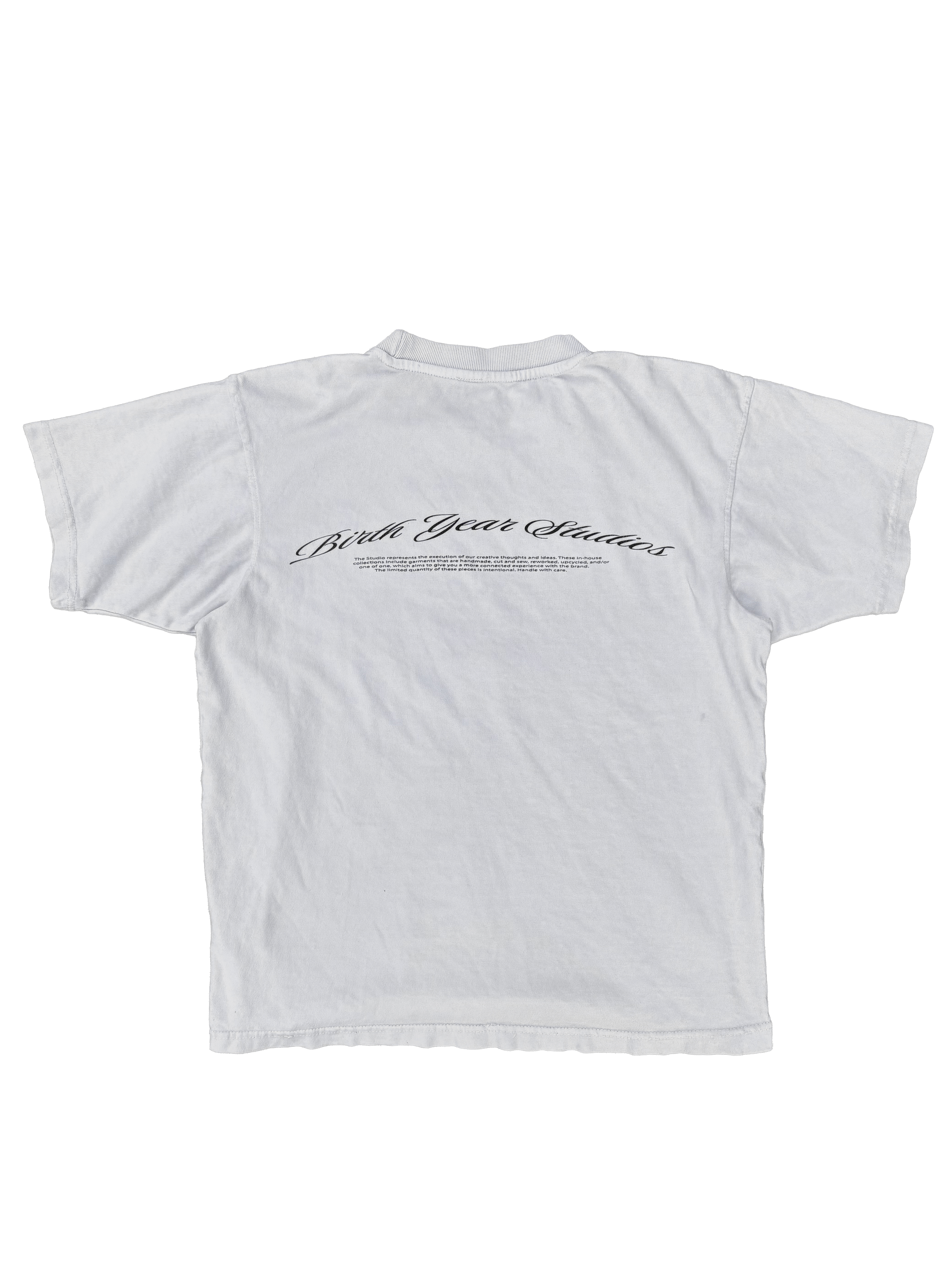 White Garment Dyed Tee