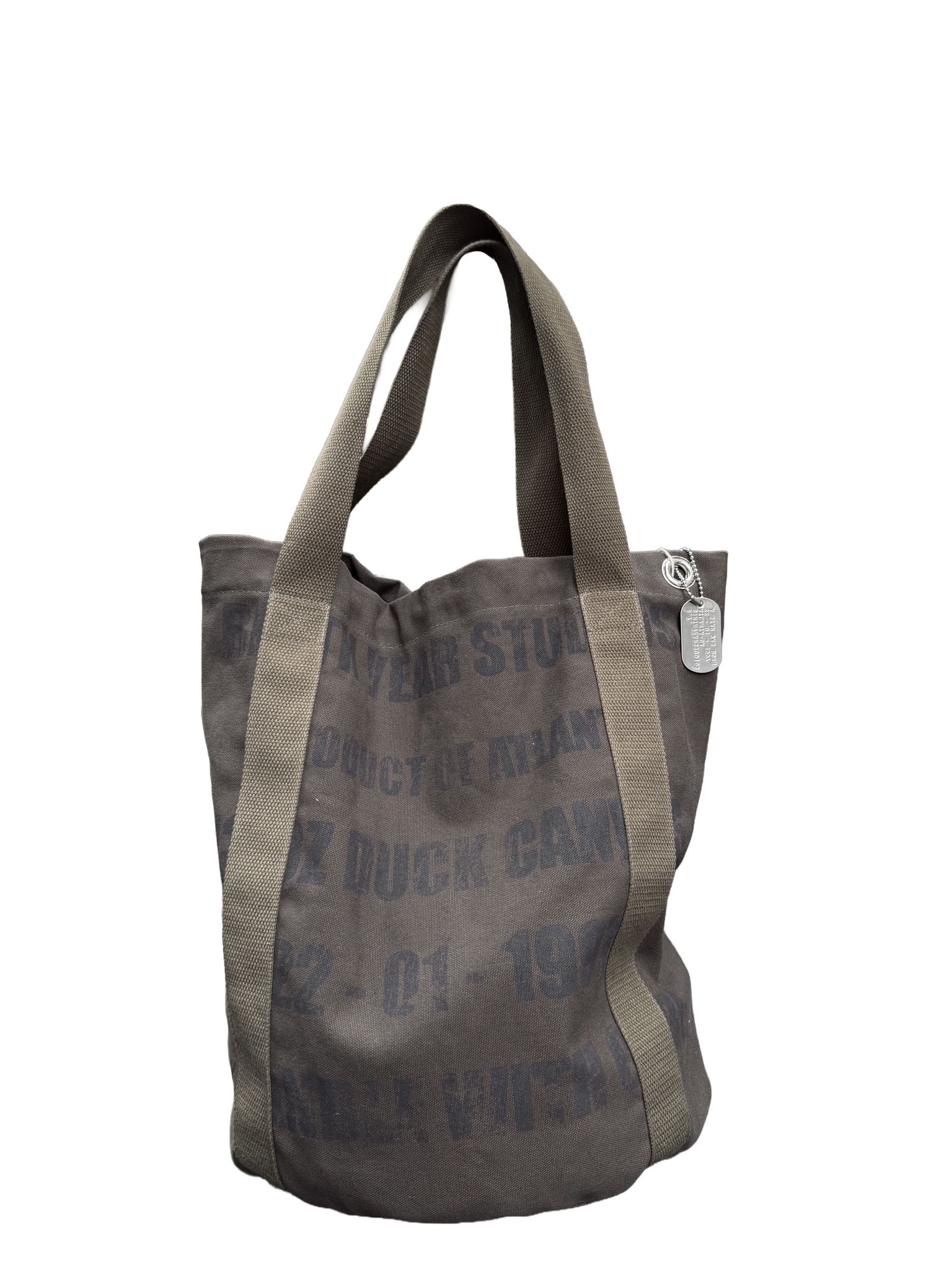 ARMY GREEN CARRY-ALL CINCH TOTE BAG