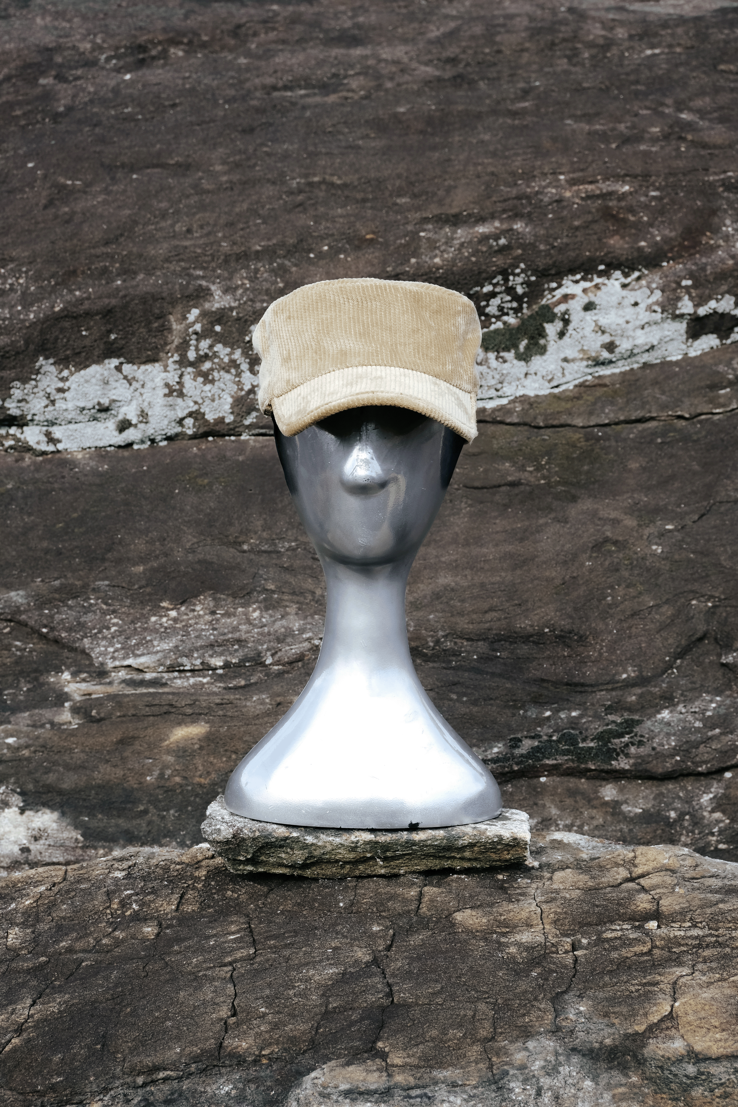 Washed Corduroy Pillbox