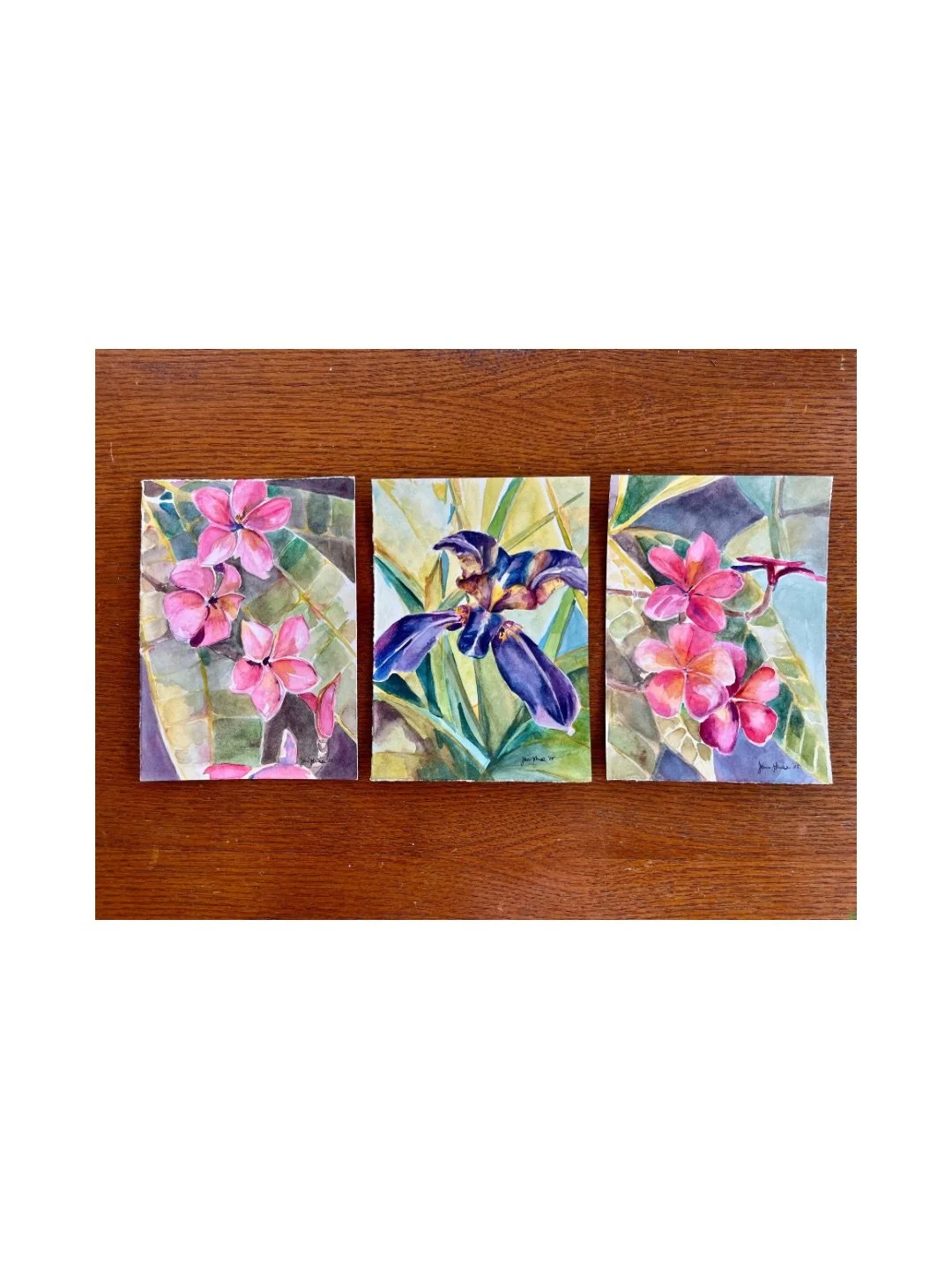 Floral Triptych, 2025 