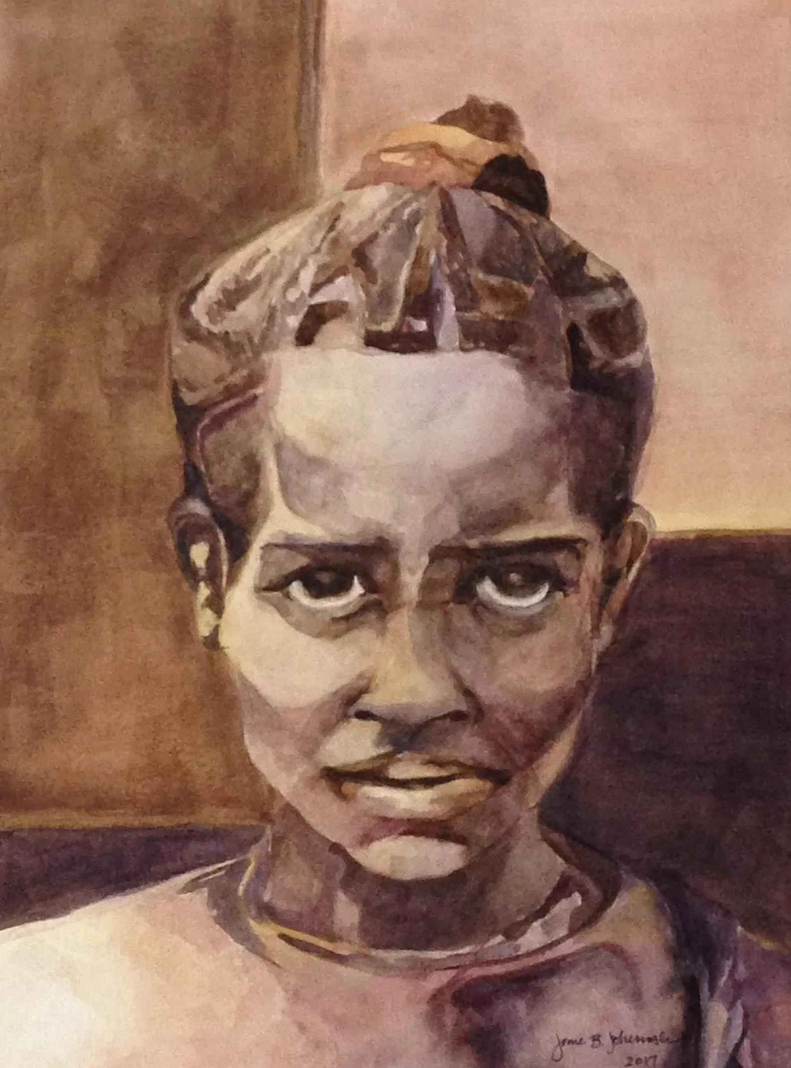 Jane Johannsen, Young Ethiopian Girl, 2017
