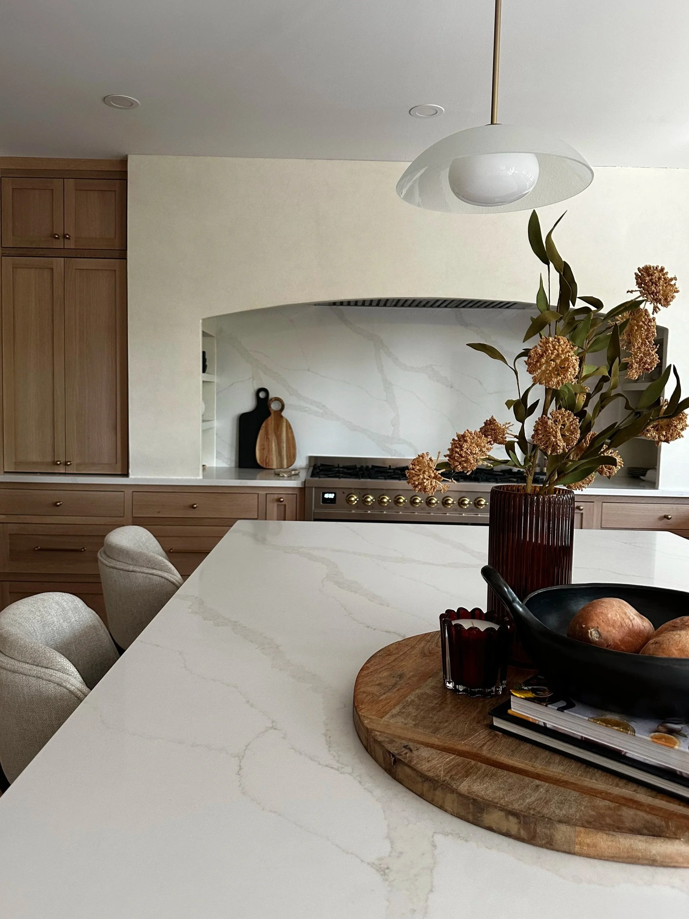 Modern Organic White Oak Kitchen