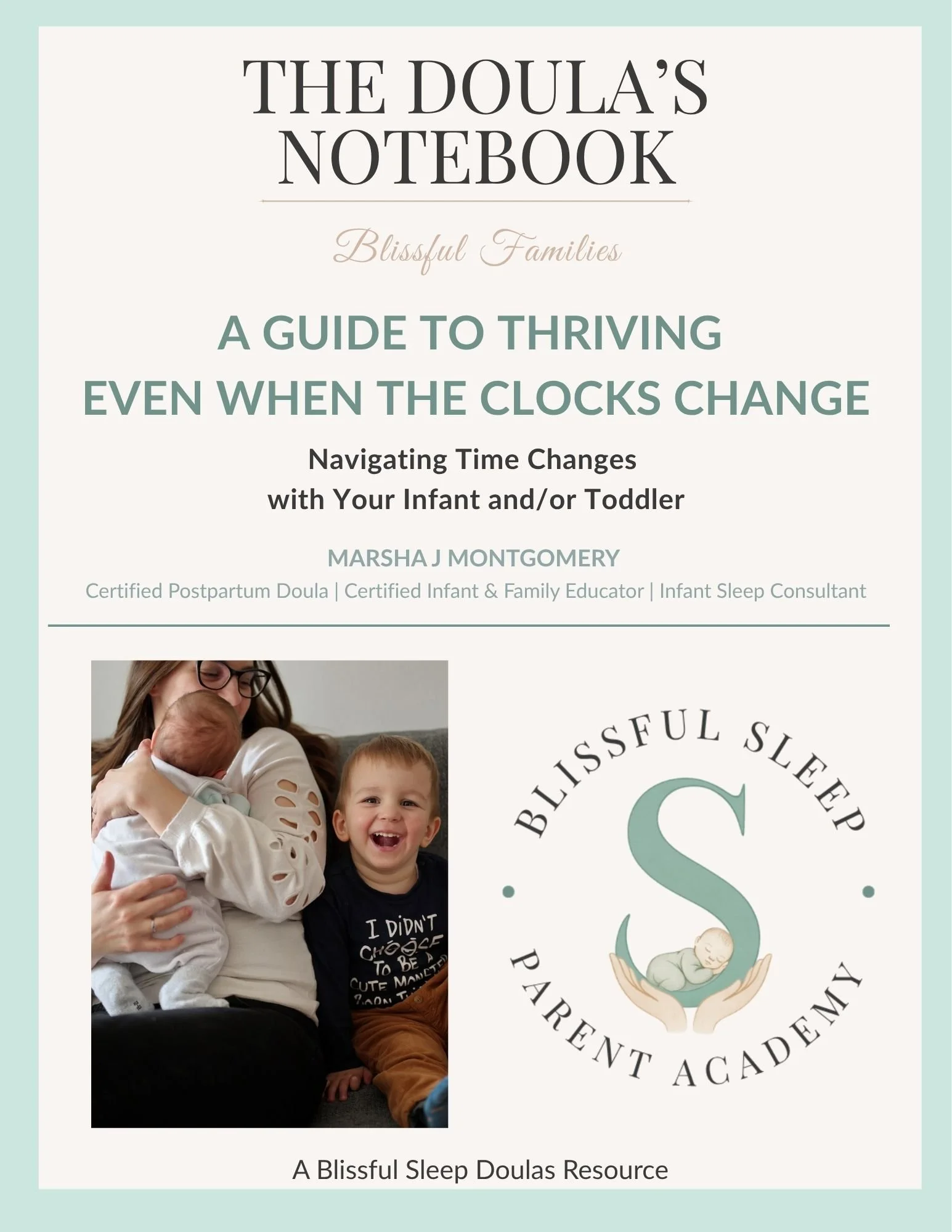 The Doula’s Notebook: Navigating Time Changes  with Your Infant and/or Toddler