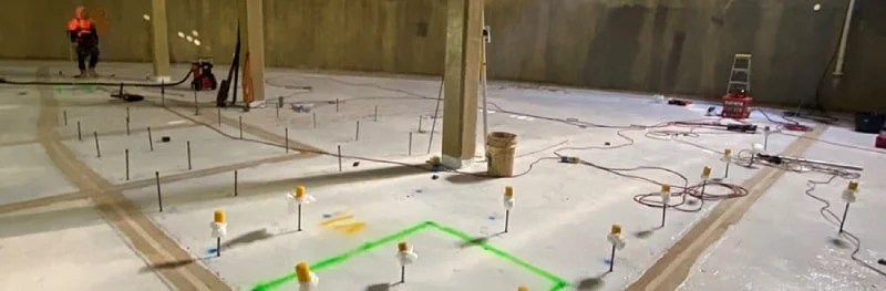 Void filling beneath a commercial slab