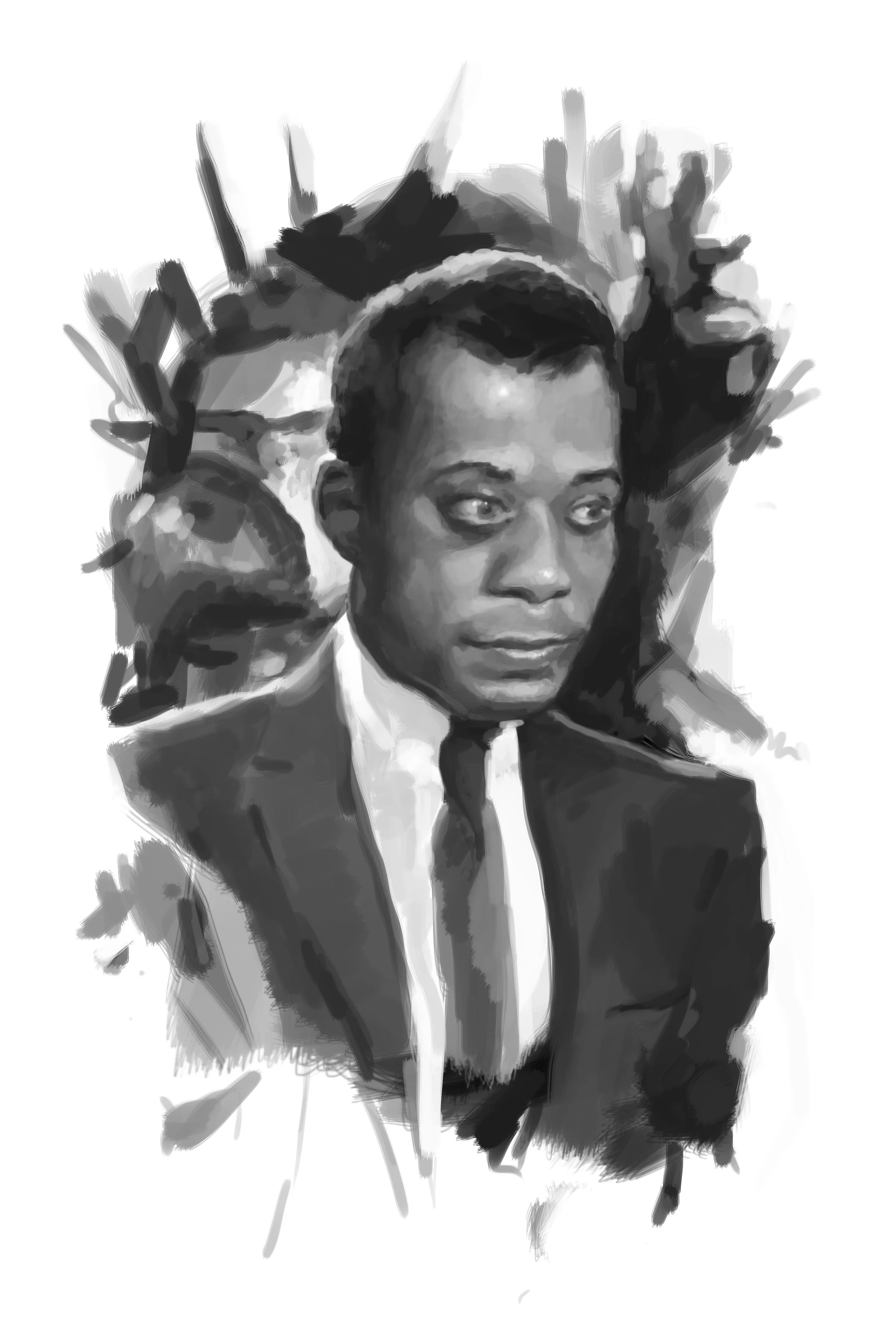 James Baldwin. digital.