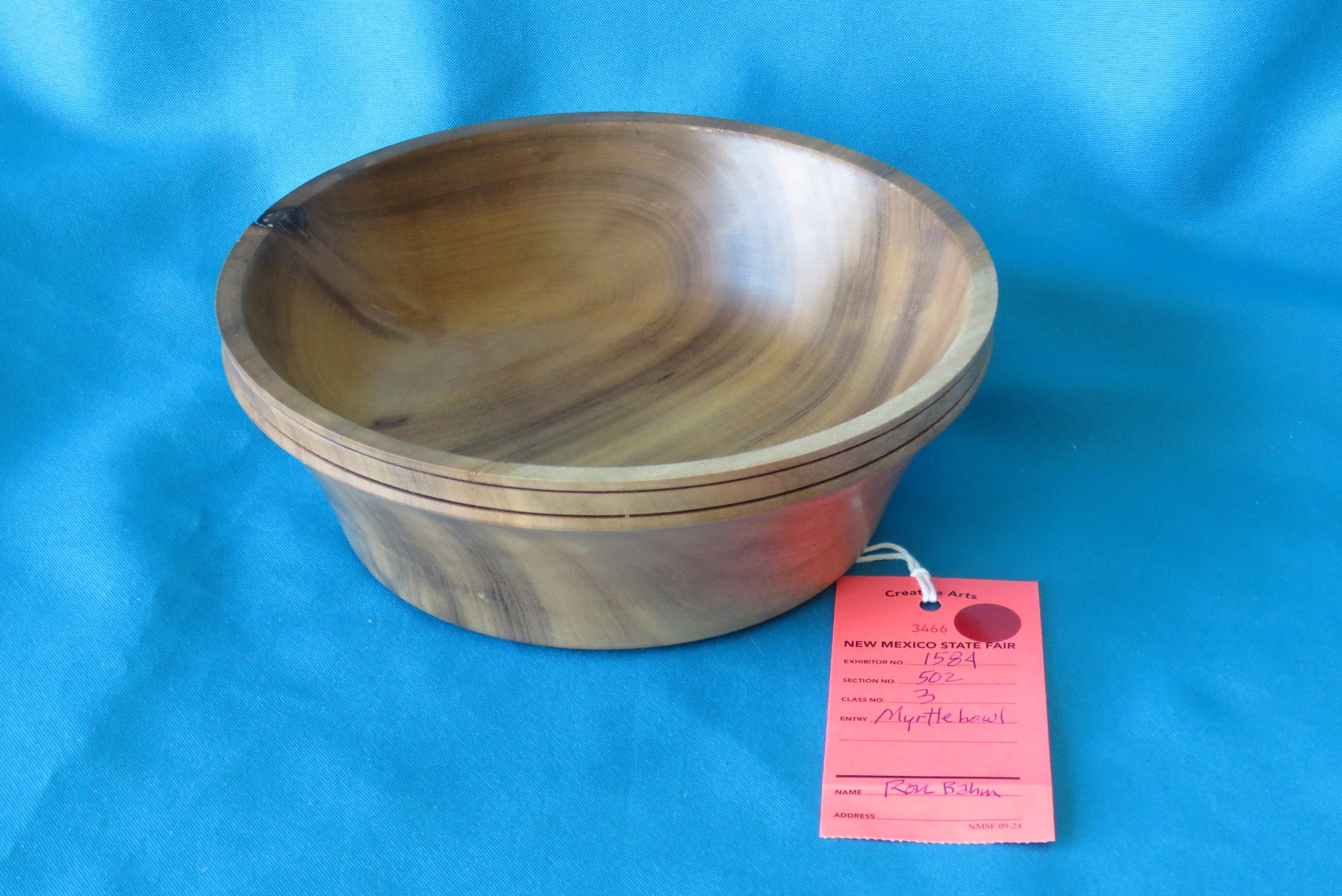 Ron Bahm
Myrtle Bowl