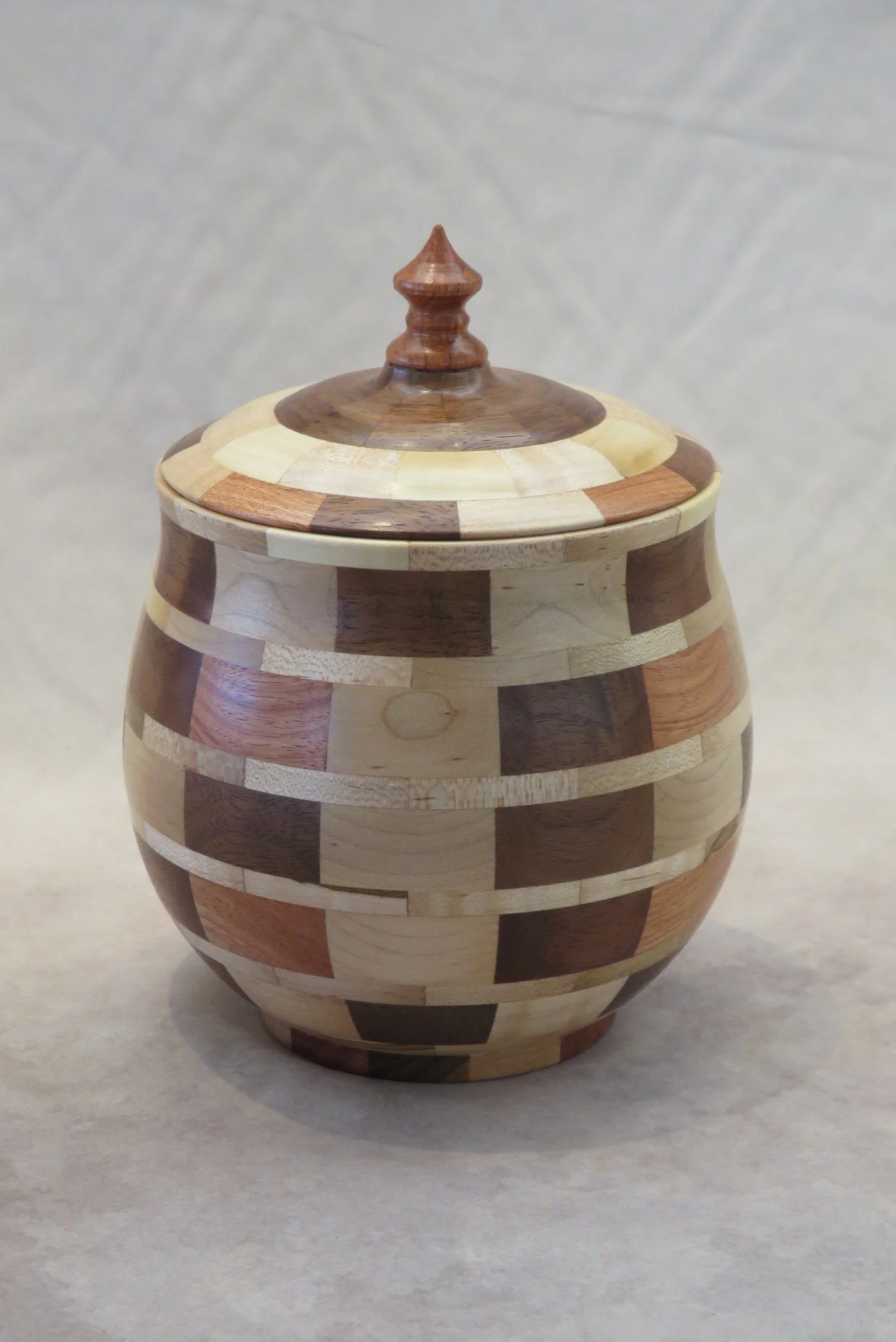 Scott Eckstein
Lidded Bowl-Rosewood Maple Walnut