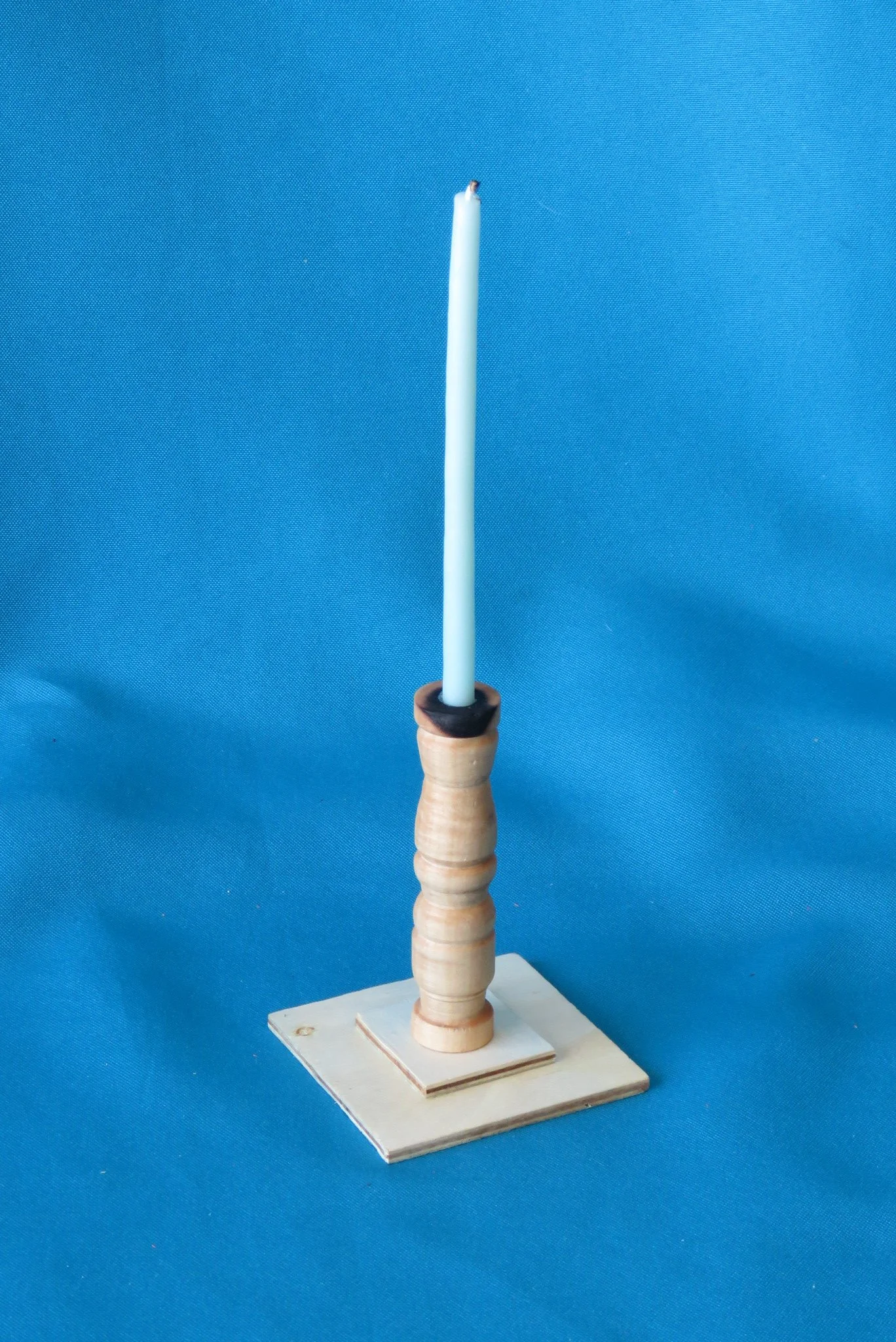 Aurelius Ames
Basswood candle stick, Participation