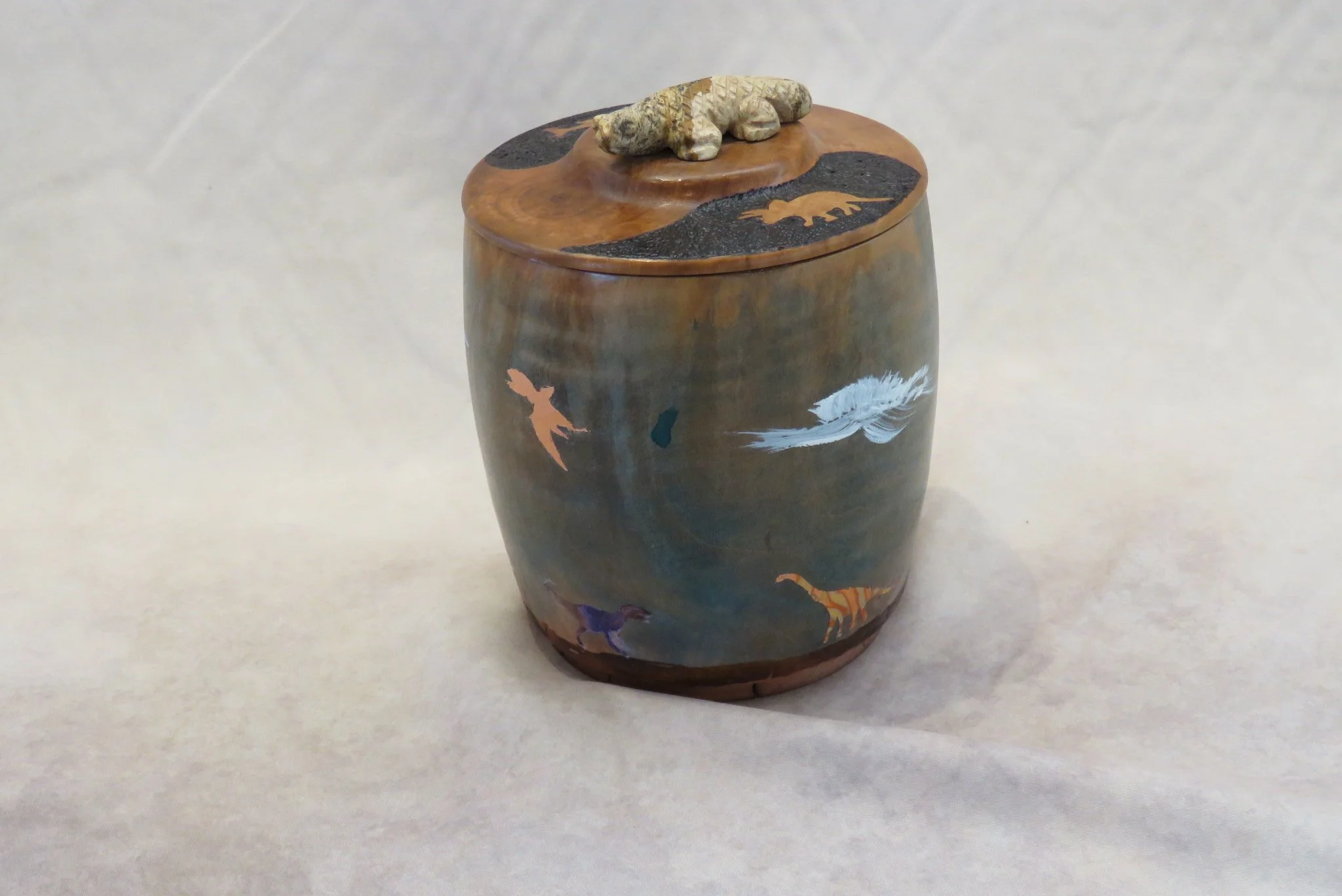 Rex Funk
Demo Beads of Courage Box-Alligator Juniper with Embellishment