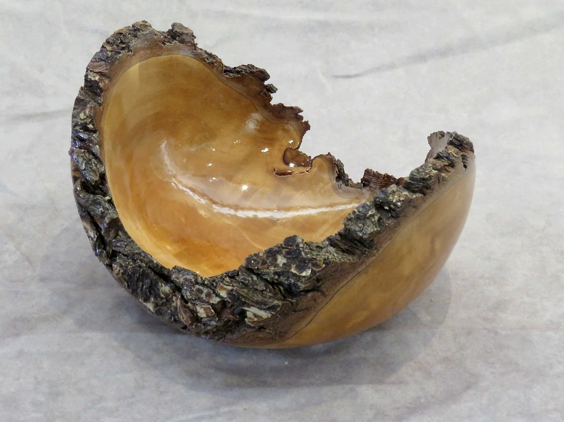 Ray Davis natural edge bowl red oak.JPG