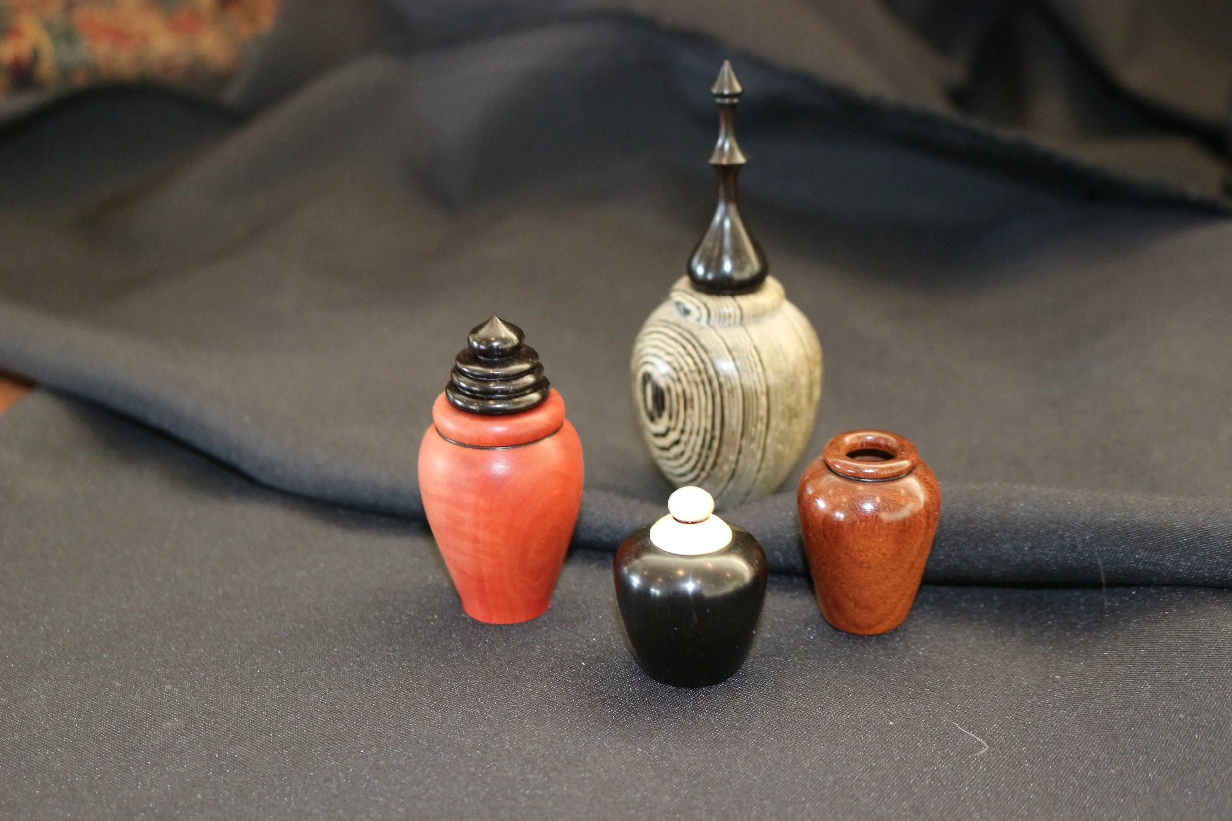 John Spitzenberger
Miniatures-wenge pink ivory ebony holly rosewood koa
