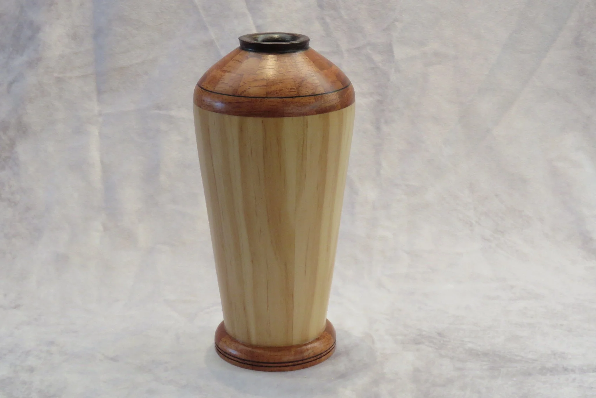 Ray Davis
Staved vase-Wenge, fir, anegre