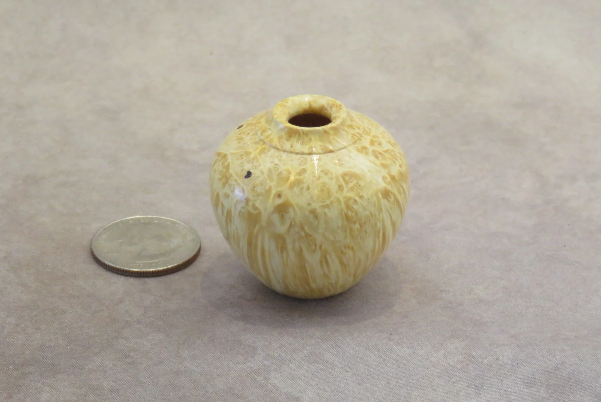 Patricia Apt
Miniature-Box elder burl