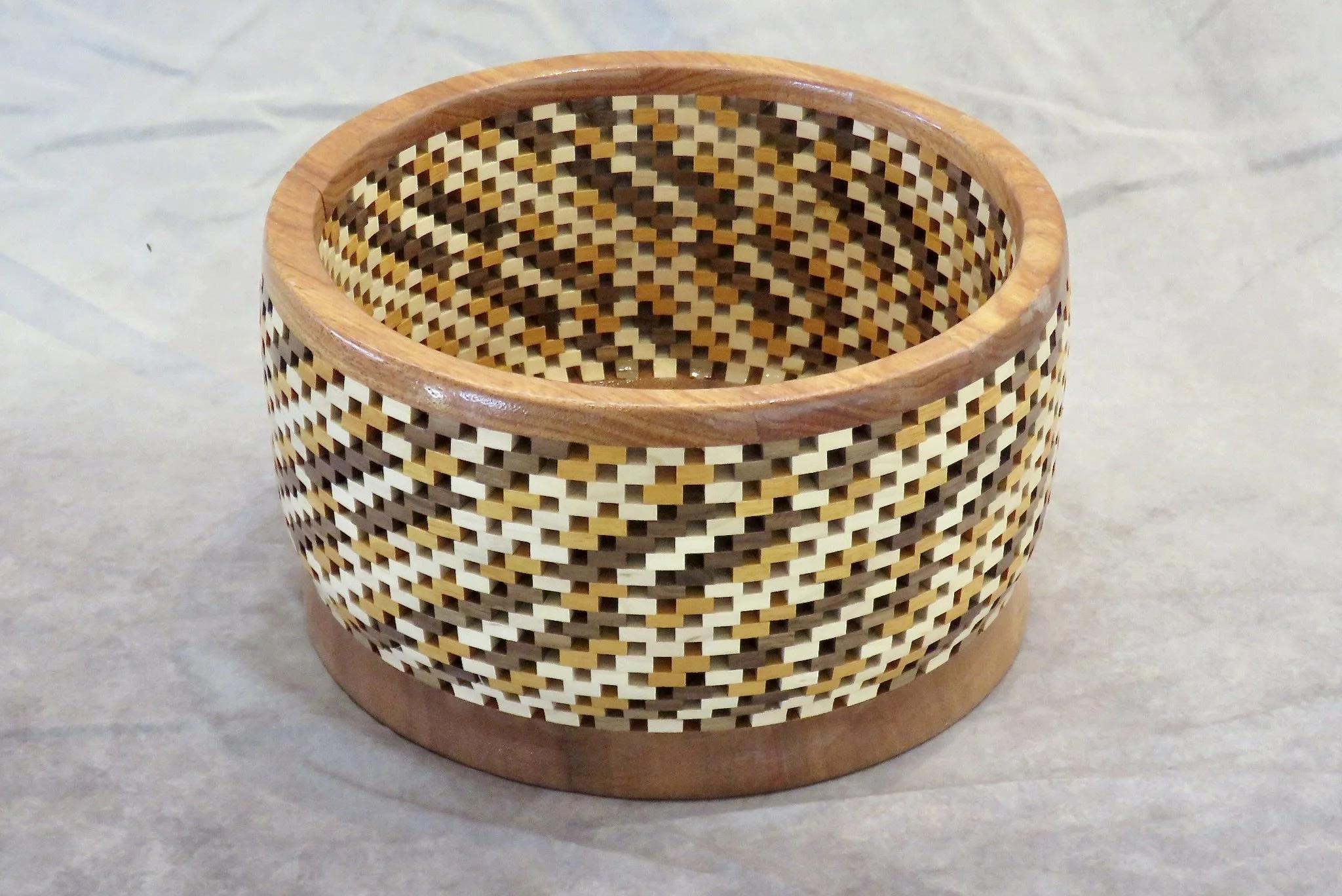 Dennis Cahill open segment bowl osage orange wenge maple.JPG