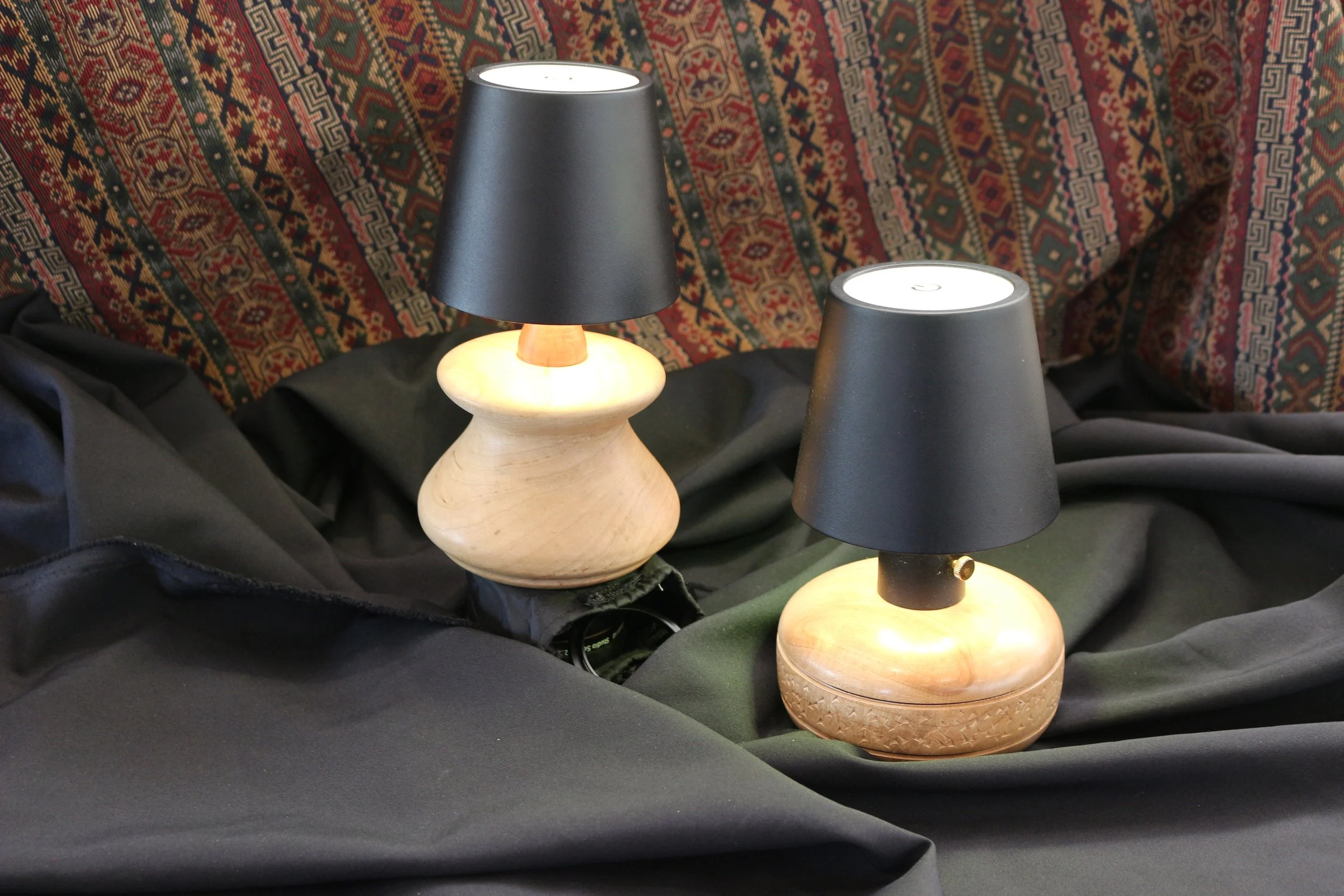 Mike Rubicheau
Lamps-maple cherry