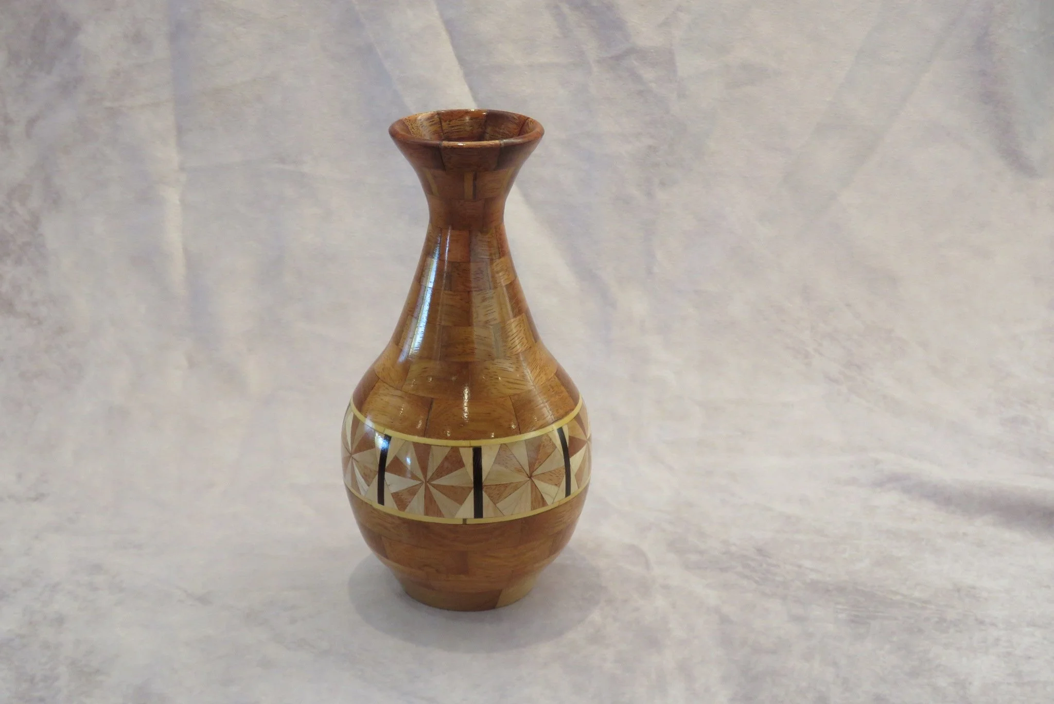 Bob Rochaleau
Segmented Vase-Mahogany