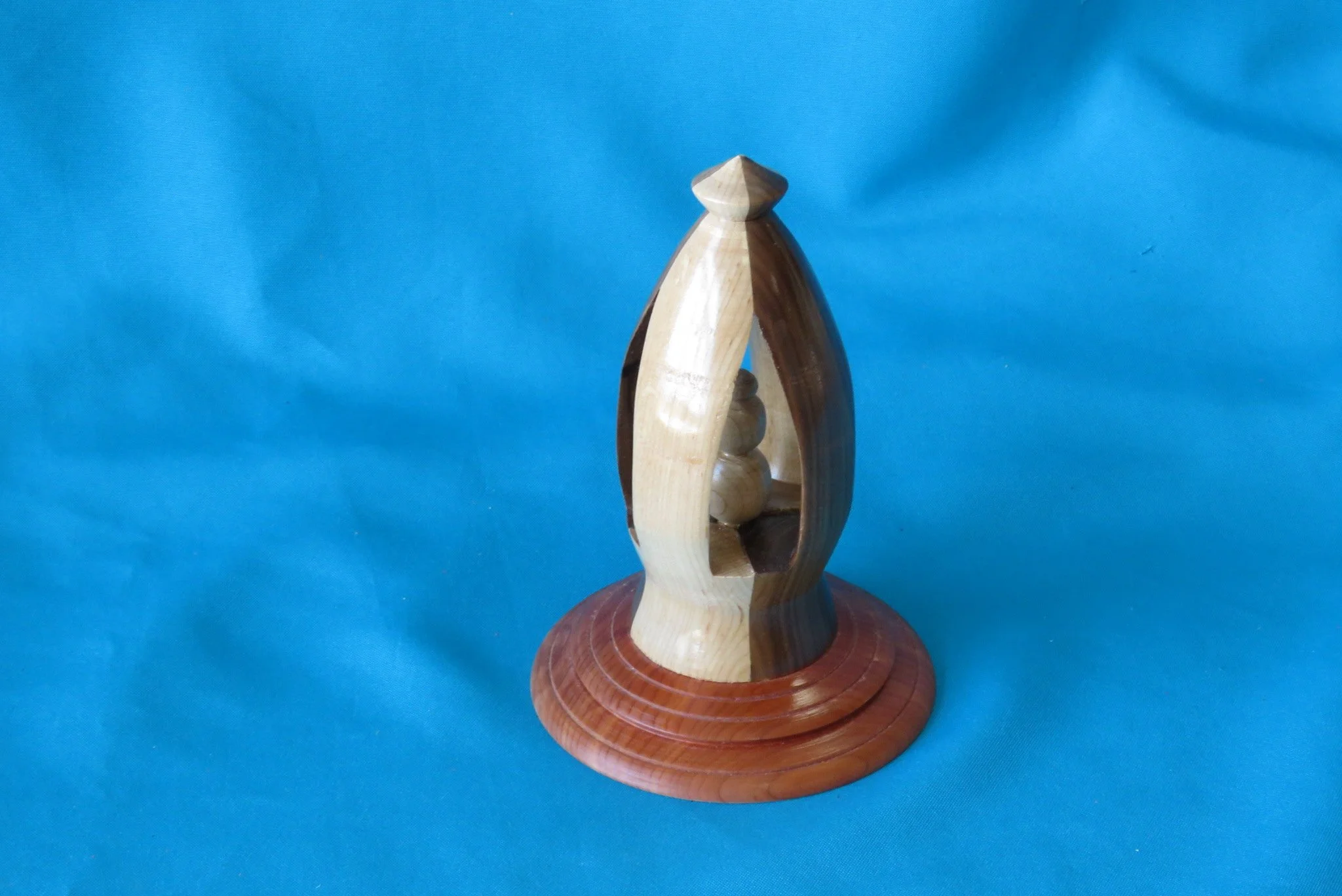 Robert Rocheleau
Ornament-Walnut, maple