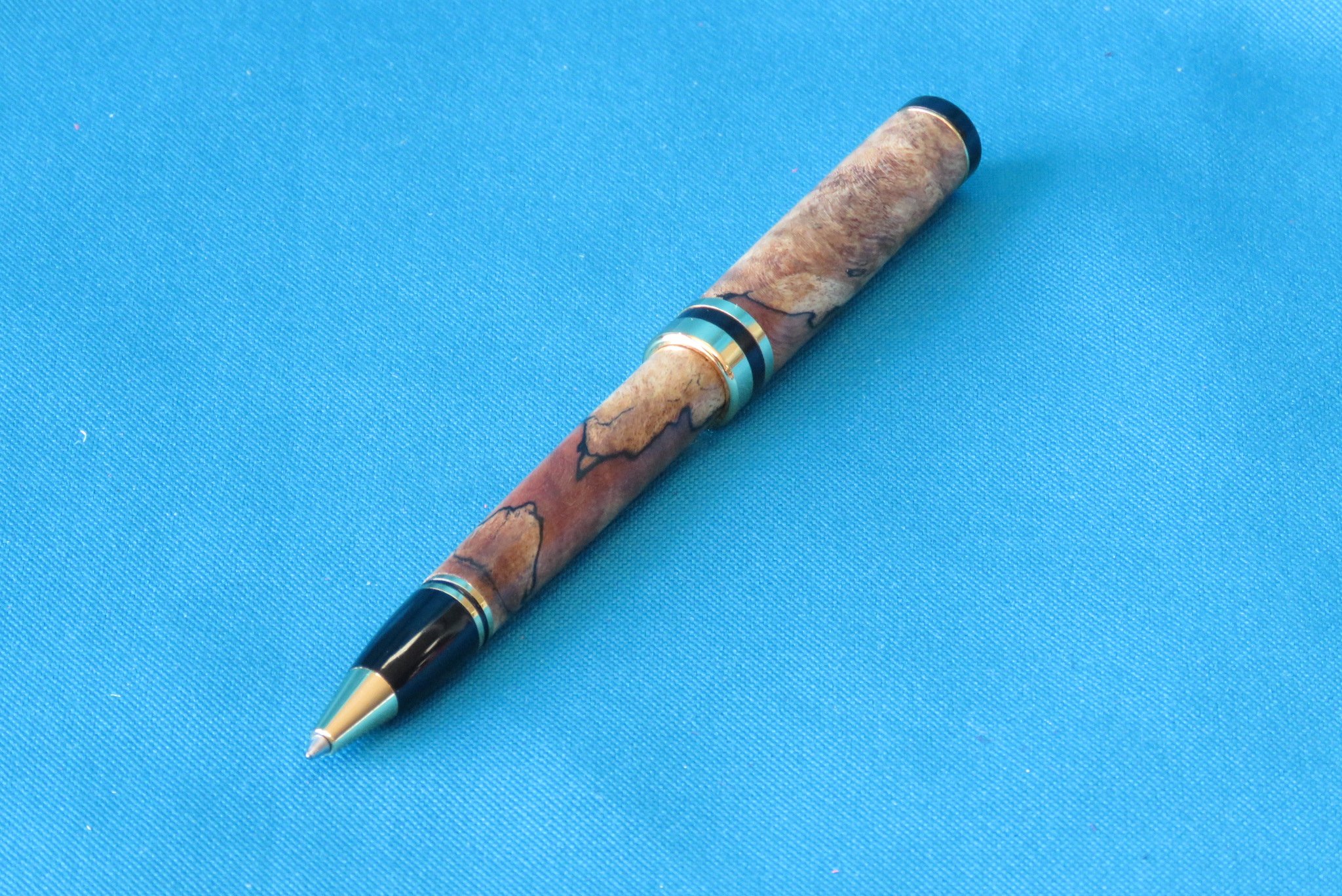 Rex Funk
American style pen-Spalted maple 2nd