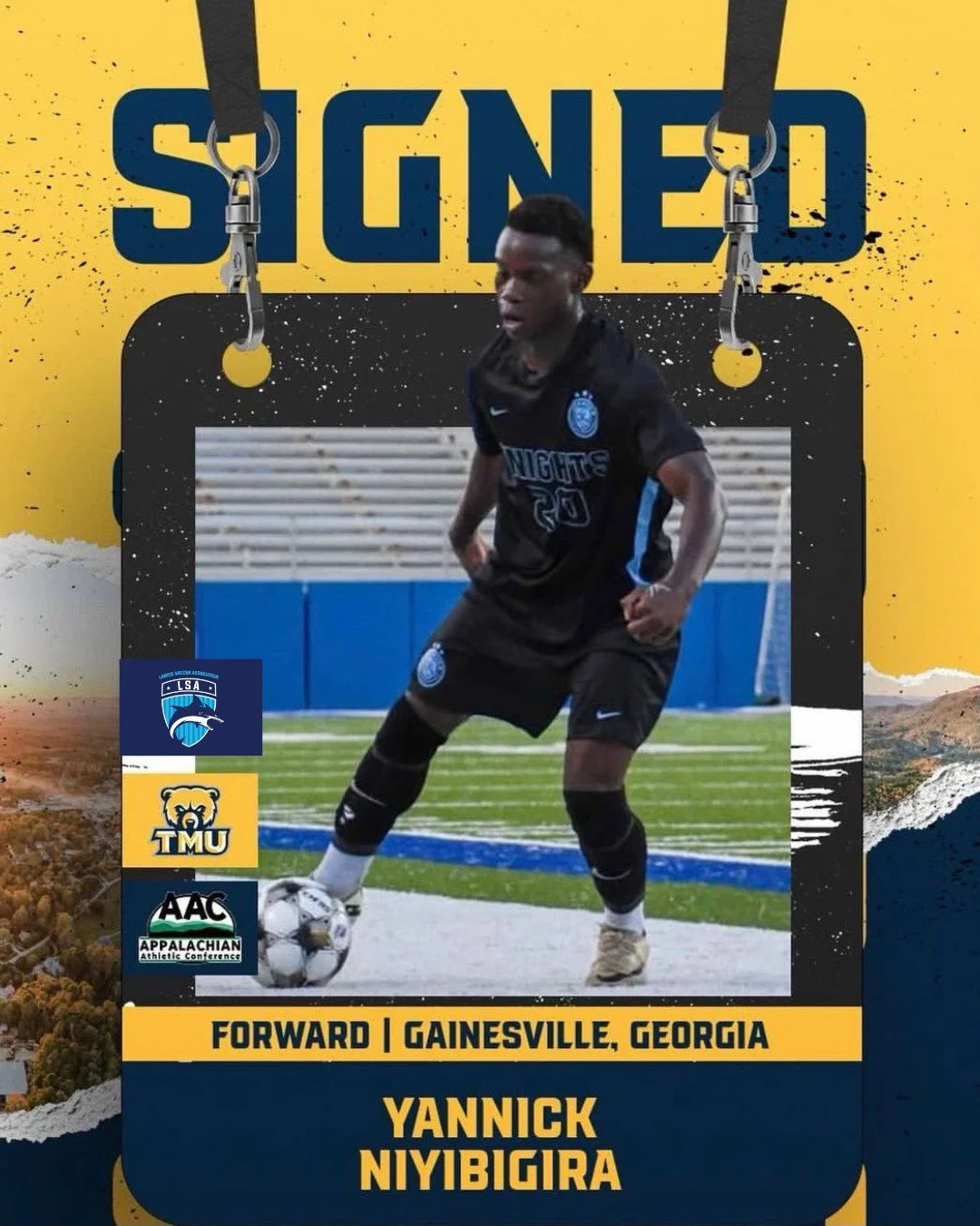 A SHARK HAS SIGNED!! 🦈

Congratulations to Yannick Niyibigira on signing with Truett McConnell University (TMU)!

We&rsquo;re proud to see one of our own from LSA take the next step at the collegiate level. Your hard work, consistency, &amp; commitm