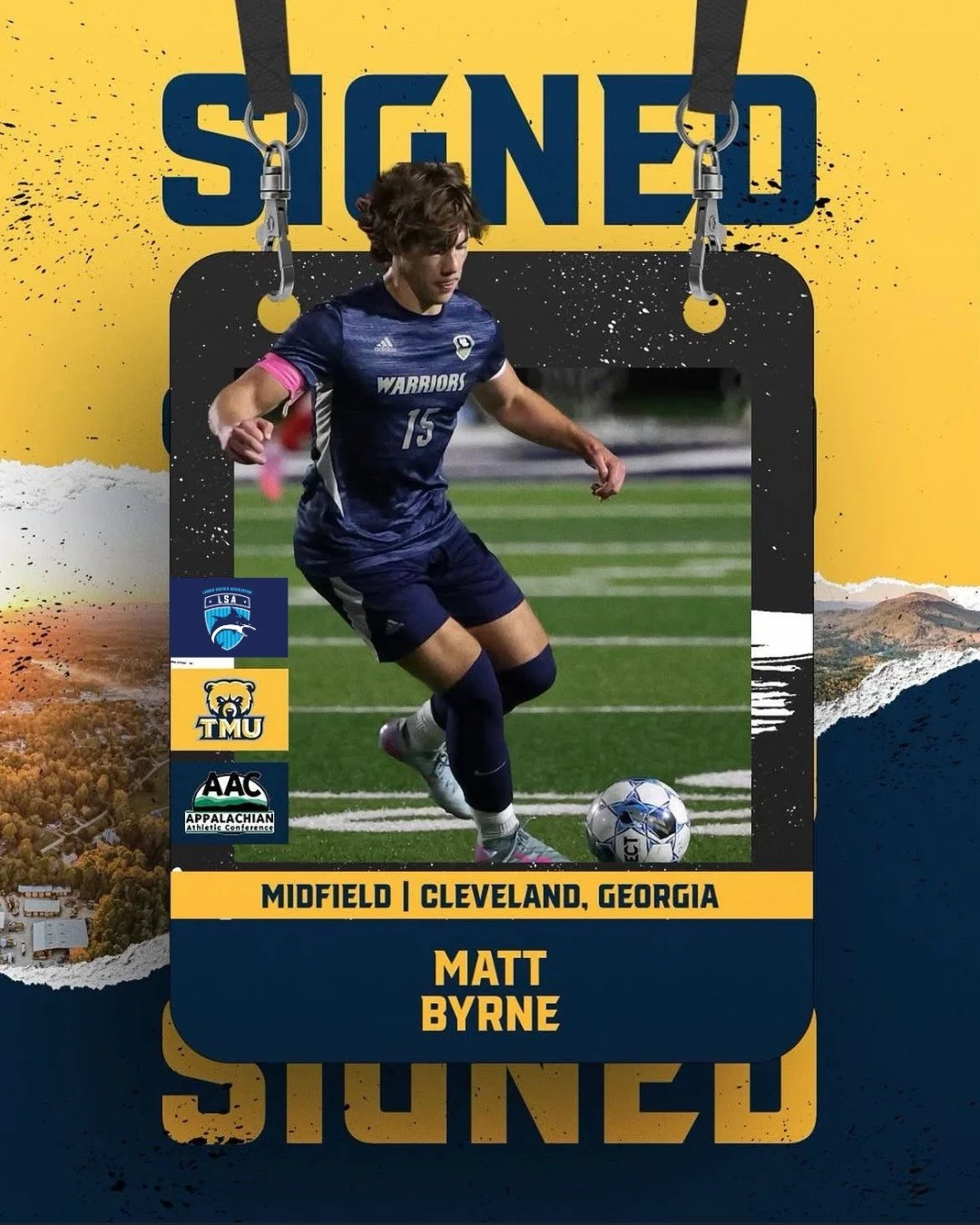 A SHARK HAS SIGNED!! 🦈

Congratulations to Matt Byrne on signing with Truett McConnell University (TMU)!

We&rsquo;re proud to see one of our own from LSA take the next step at the collegiate level. Your hard work, consistency, &amp; commitment to t