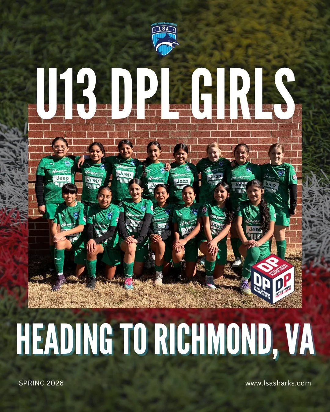 Our U13 &amp; U14 DPL girls are heading to Richmond, VA! ⚽️🔥

Go show out! We can&rsquo;t wait to see you shine at this @dp_league event! 

&bull;
&bull;

#dplsoccer #respectherhustle #highlighther #youthsoccerclub #soccercommunity