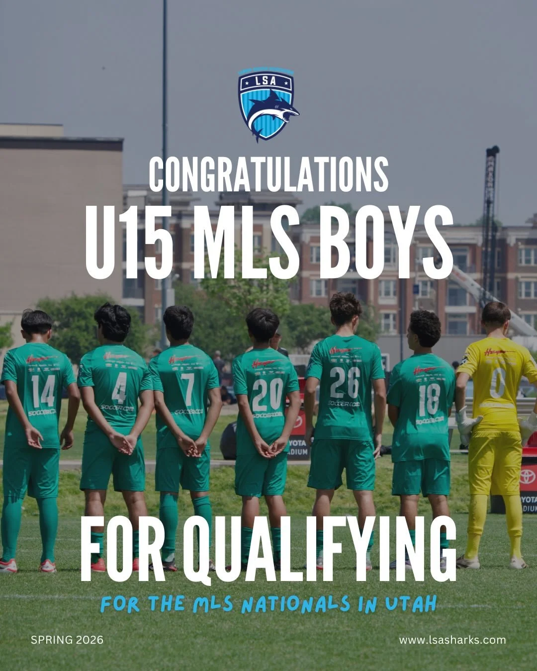 Big moment for the U15 MLS boys&hellip; they&rsquo;ve qualified for NATIONALS in Utah!!! ⚽️🔥

This group is making history as the first team to reach this stage with a chance to be crowned U15 MLS National Champions. An incredible achievement and a 