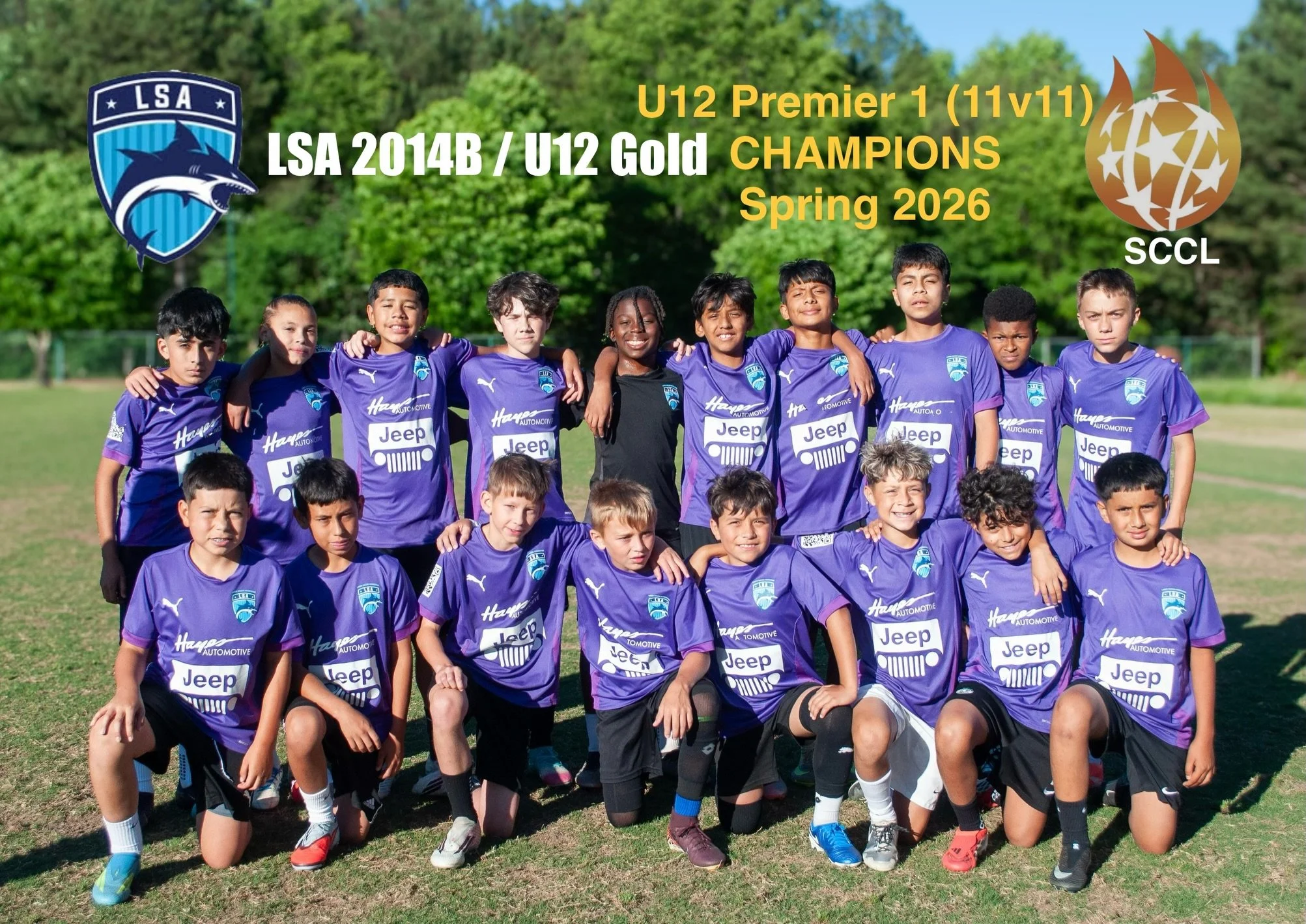 Congratulations to our following U12 SCCL Teams for placing first overall in SCCL 🔥⚽️

Great work boys!!!

LSA U12 Premier 1 SCCL
LSA U12 Navy SCCL
LSA U12 White SCCL