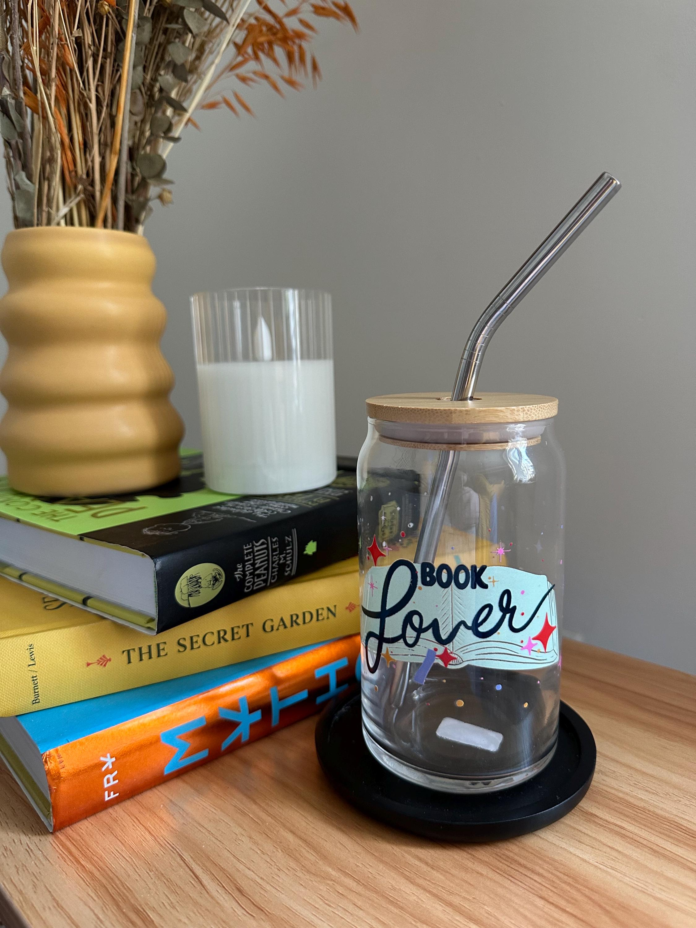 Book Lover - Can Shaped Glass