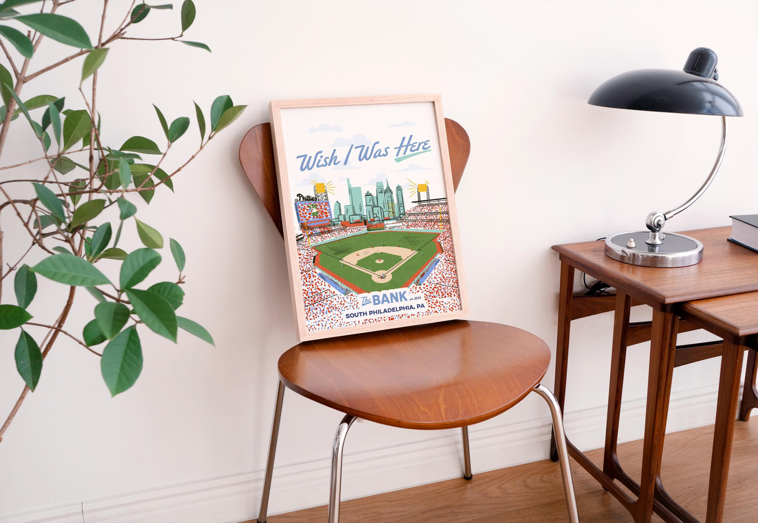 Citizens Bank Park "Wish I Was Here" Postcard Print