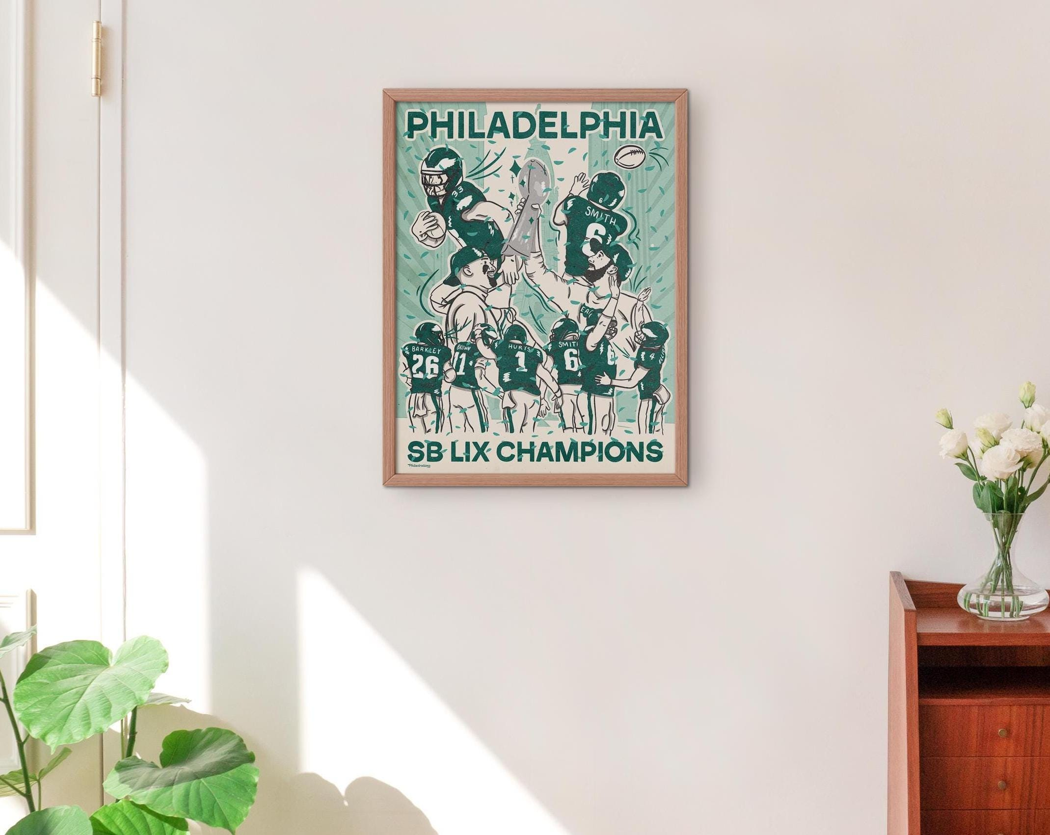 Eagles SB LIX Champions Print