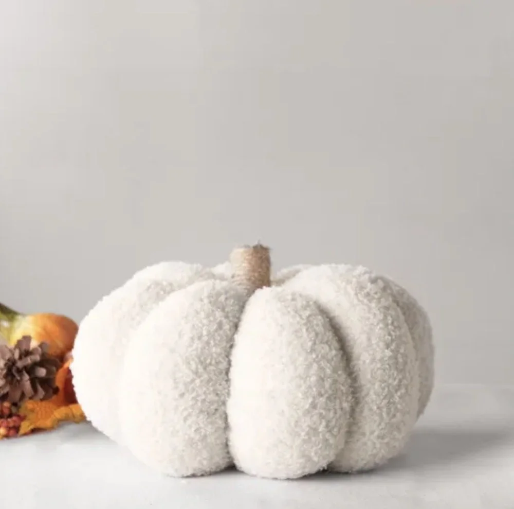 Beige Teddy Pumpkin