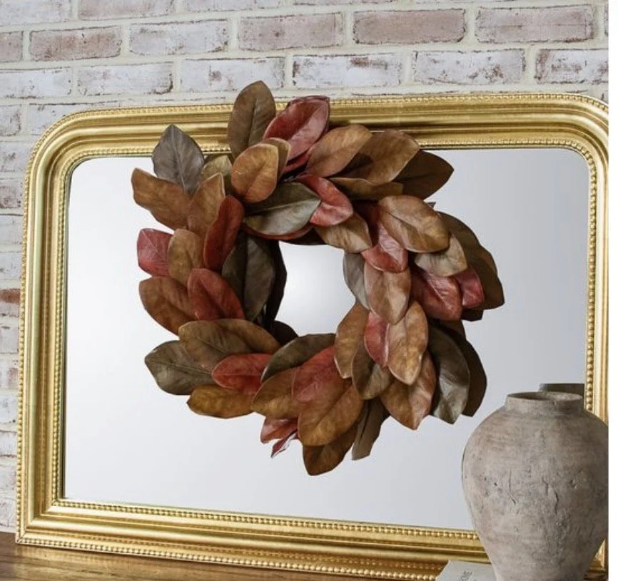 Fall Magnolia Wreath