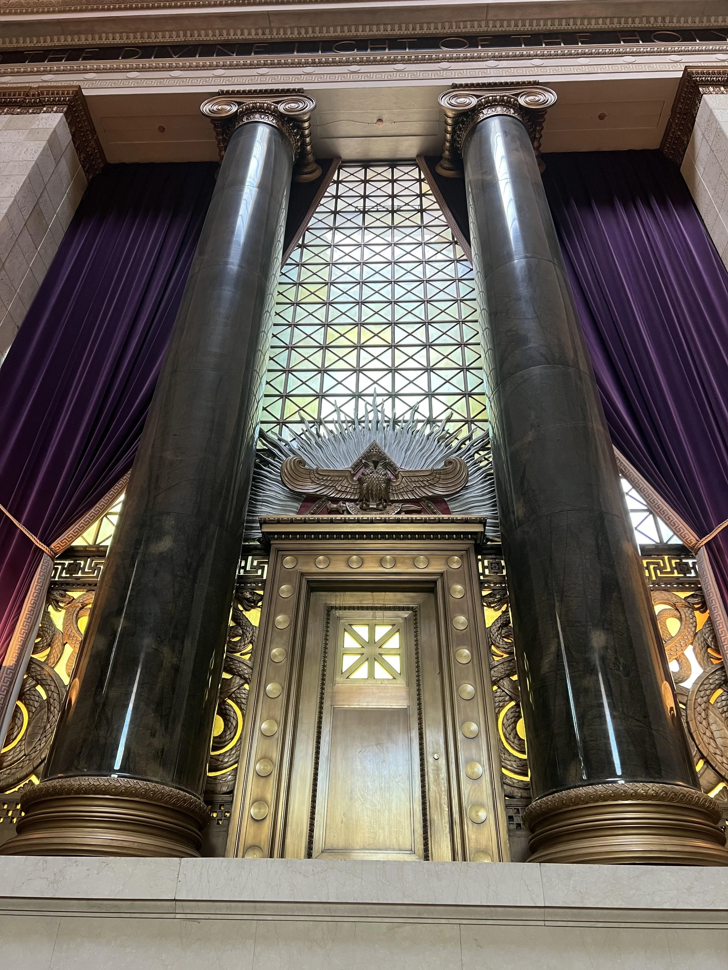 The Scottish Rite temple room