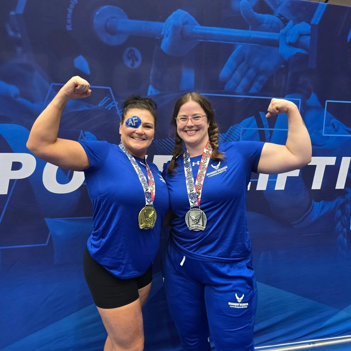 Silver medal for para-powerlifting last night at @afw2 Trials! This has been an amazing week filled with kind, strong, and thoughtful humans 💕