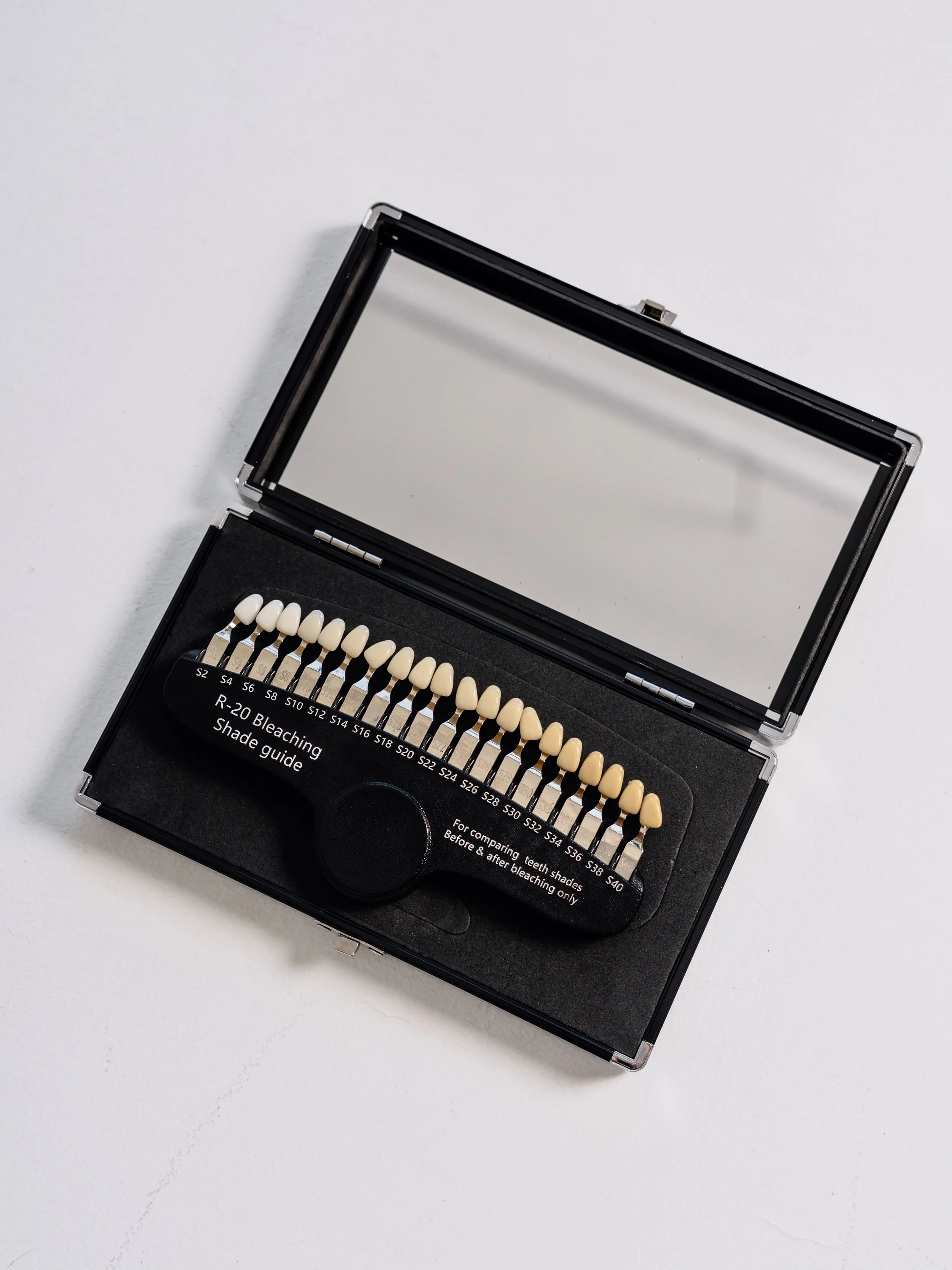 Professional Teeth Whitening Shade Guide