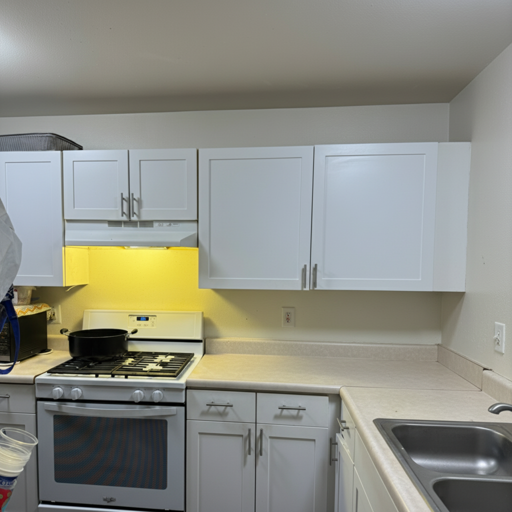 Kitchen After Cleaning Out