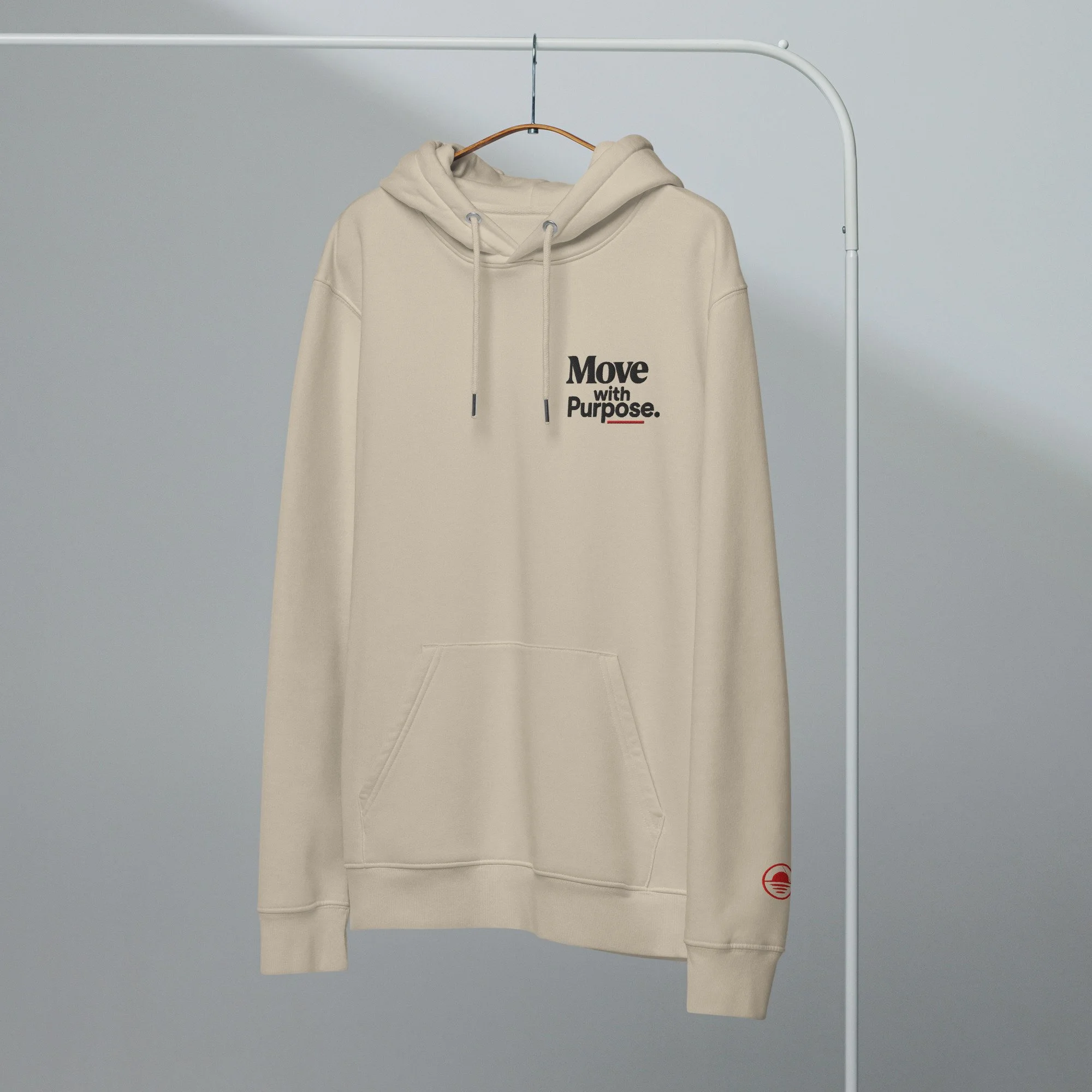 Move With Purpose Embroidered Hoodie