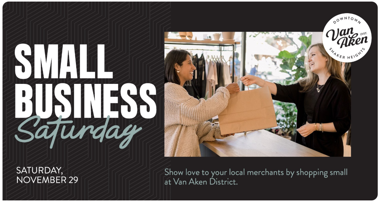 Small Business Saturday at the Van Aken District