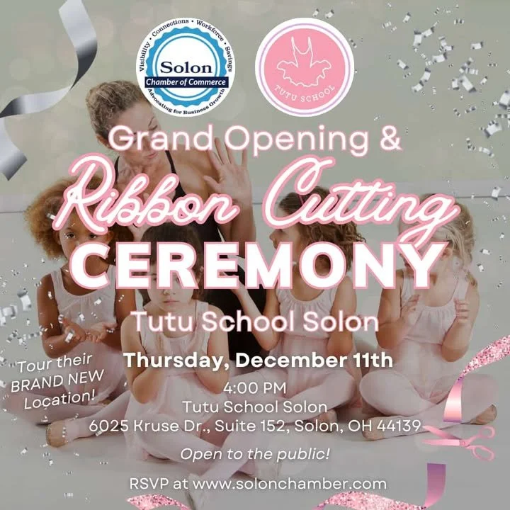 Tutu School Solon Grand Opening & Ribbon Cutting Ceremony