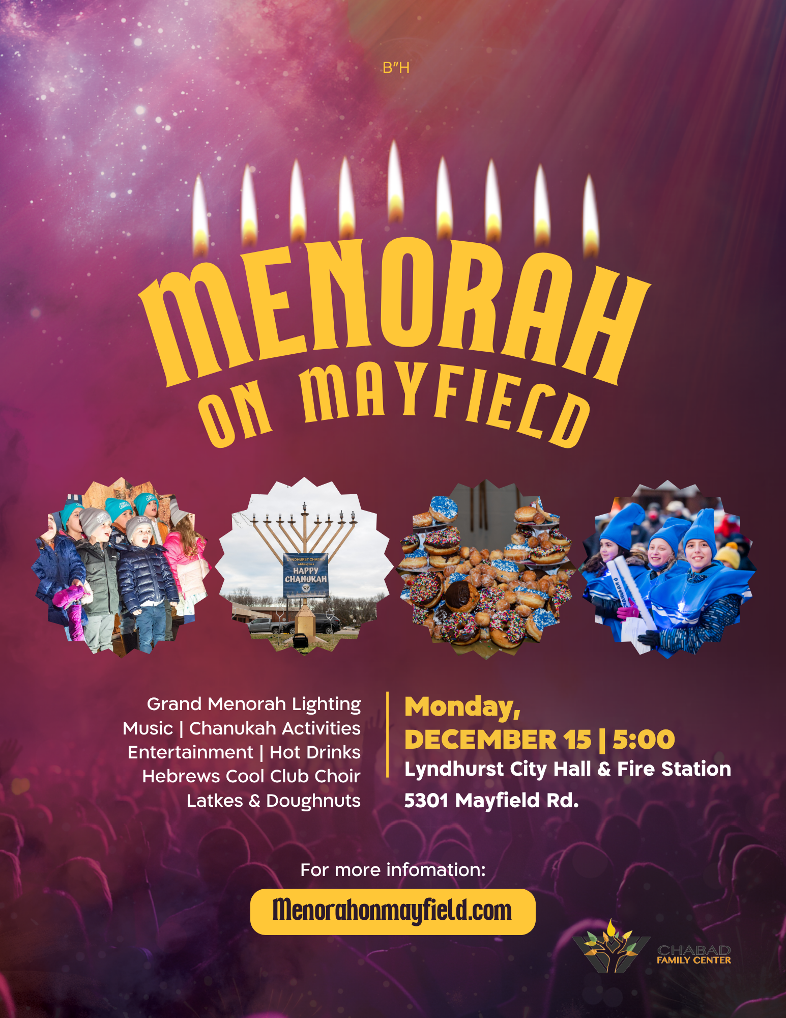 Menorah on Mayfield
