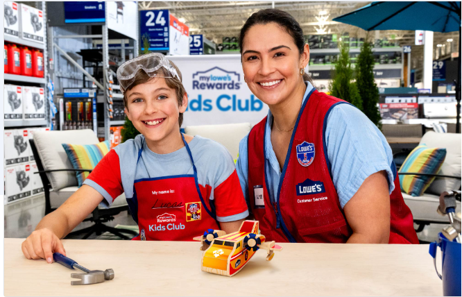 Lowe's Kids Workshop: Firefighting Plane