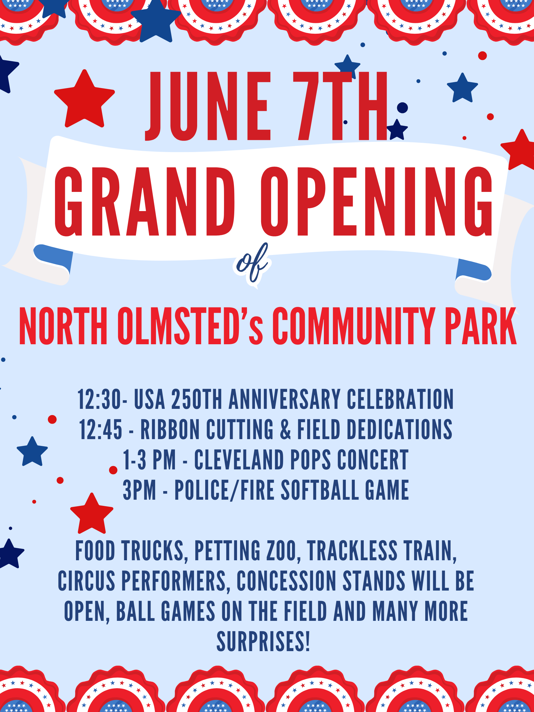 Grand Opening of North Olmsted’s Community Park