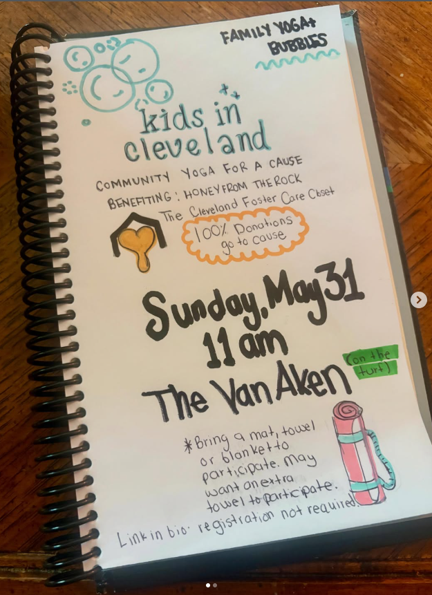 Kids in Cle Yoga &amp; Bubbles at The Van Aken Distict